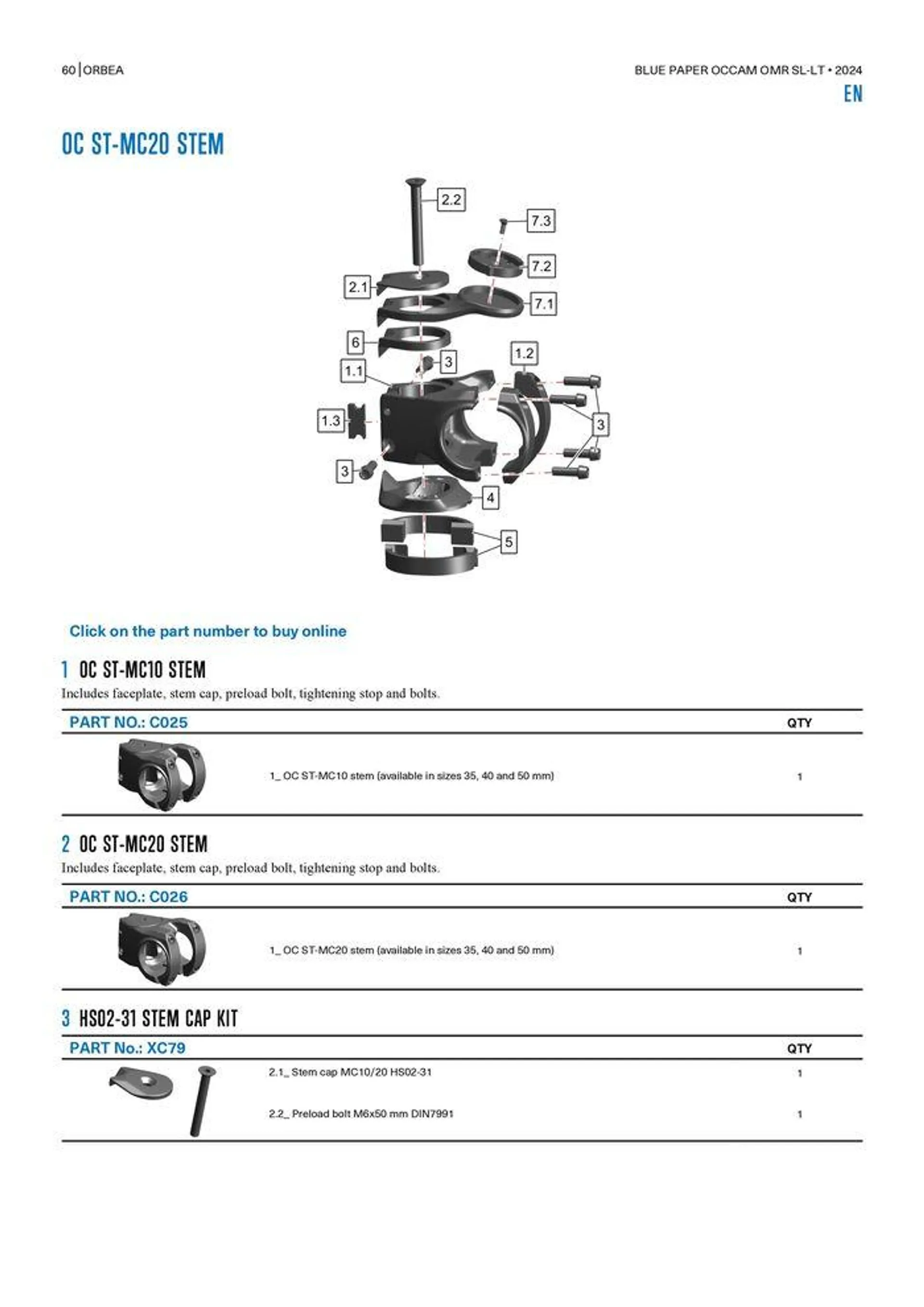 OCCAM OMR SL-LT 2024 van 25 oktober tot 25 oktober 2024 - folder pagina 60