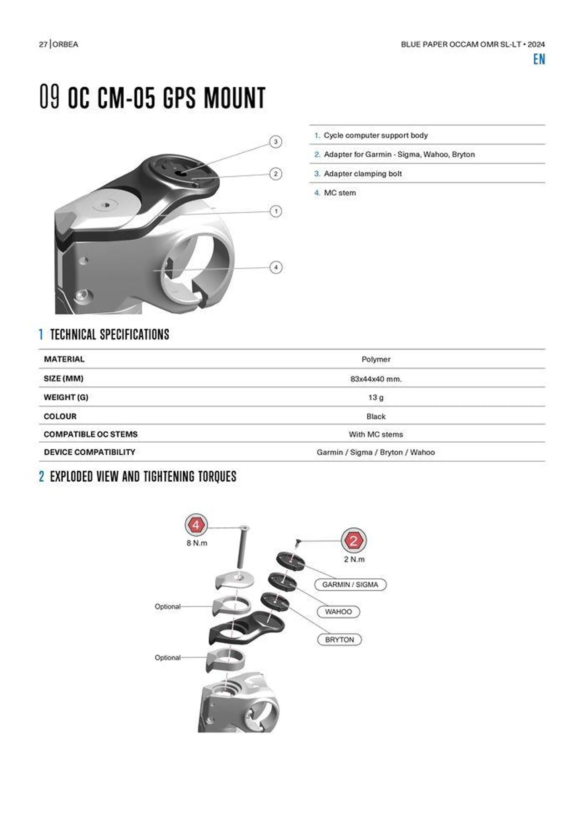 OCCAM OMR SL-LT 2024 van 25 oktober tot 25 oktober 2024 - folder pagina 27