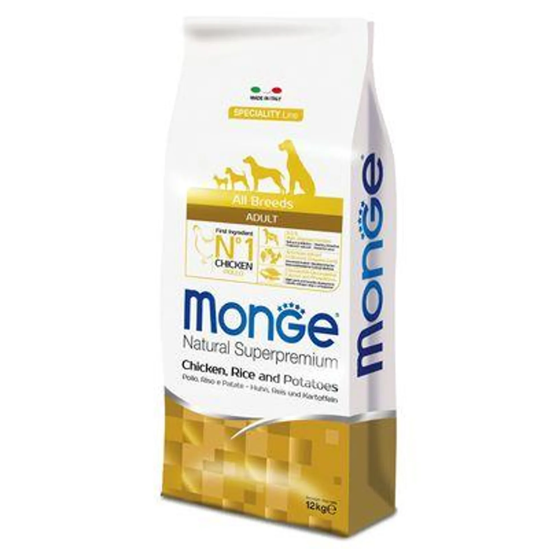 Monge natural superpremium poulet, riz & pomme de terre