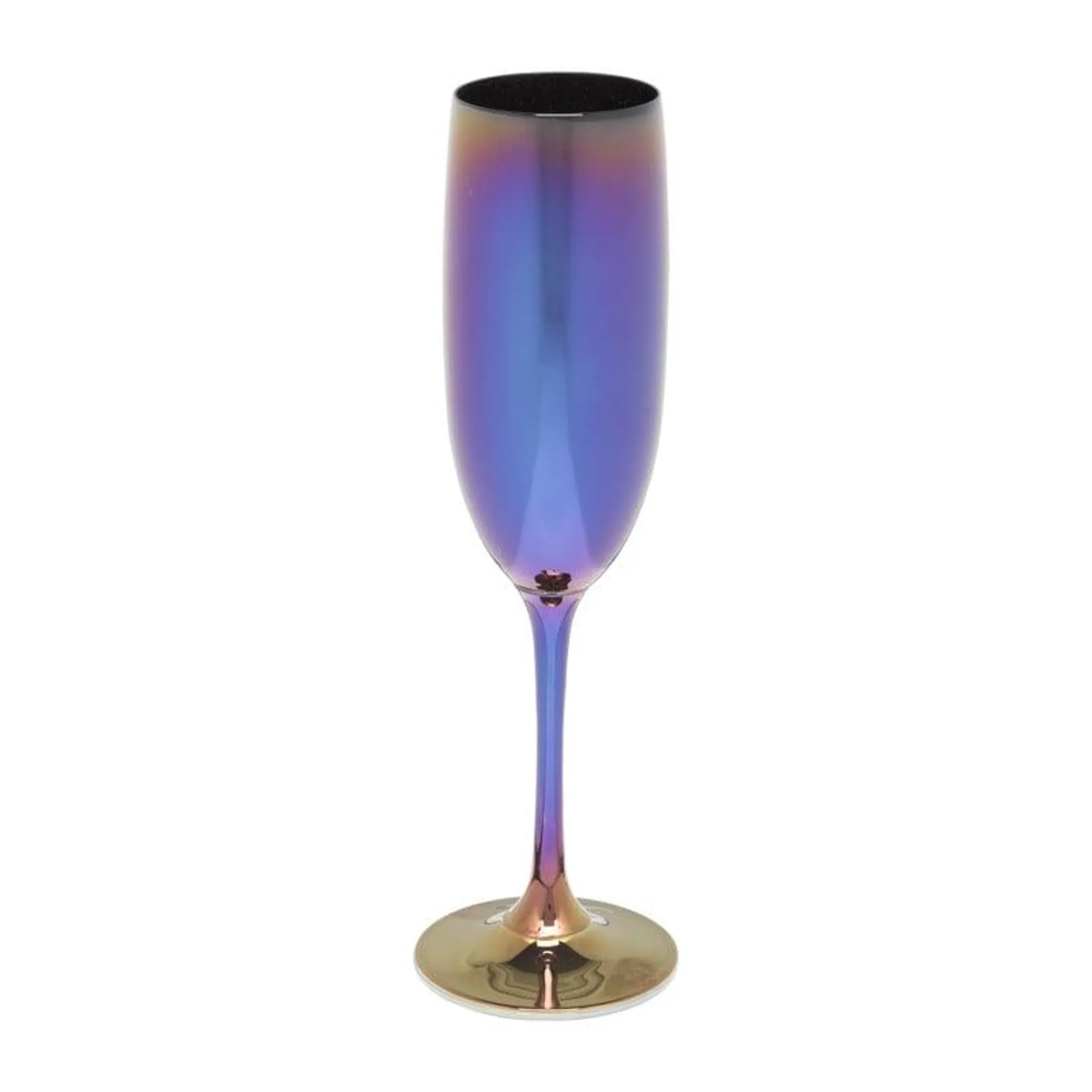 Champagneglas regenboog - 175 ml