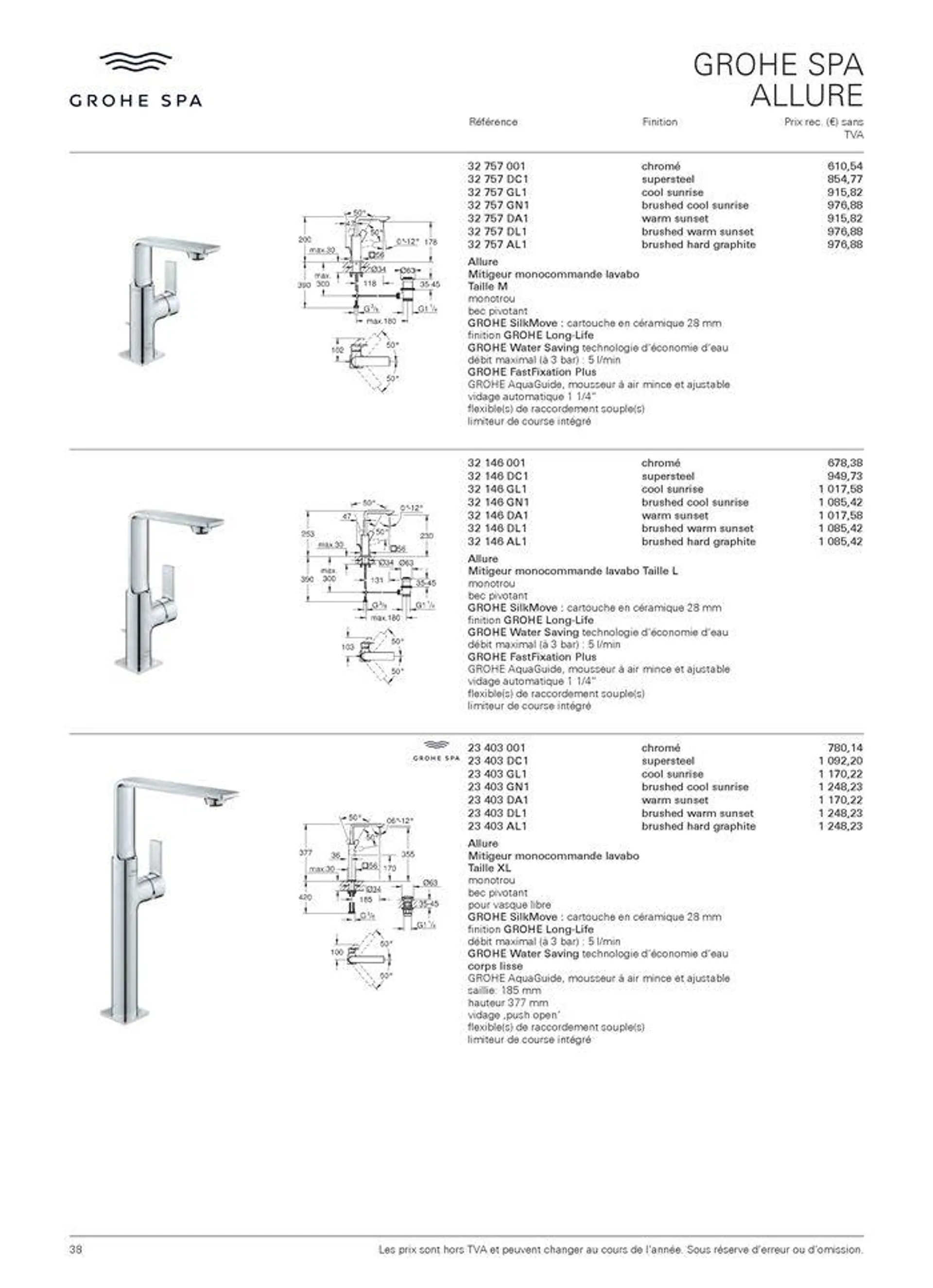 CATALOGUE 2024 van 2 februari tot 31 januari 2025 - folder pagina 38