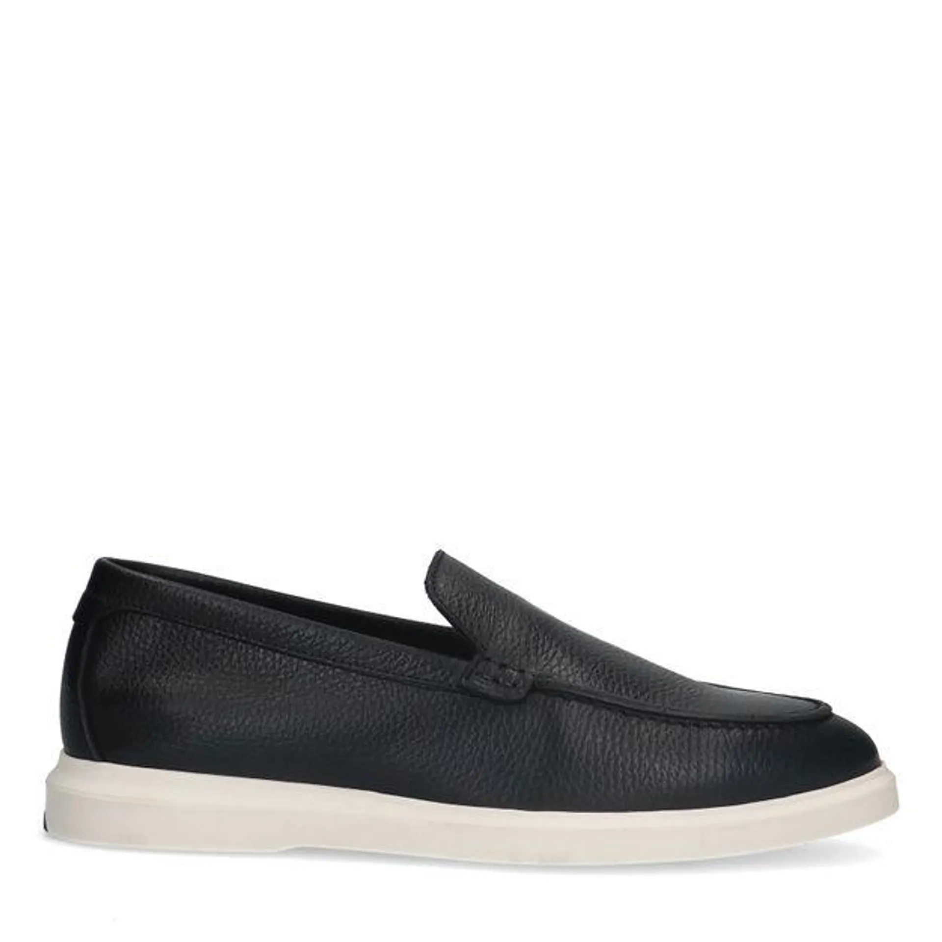 Zwarte leren loafers