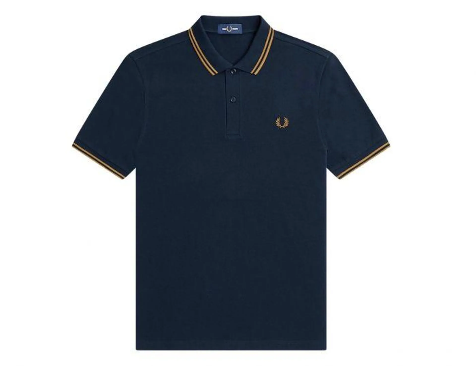 Fred Perry - Twin Tipped Shirt - Donkerblauwe Polo Heren