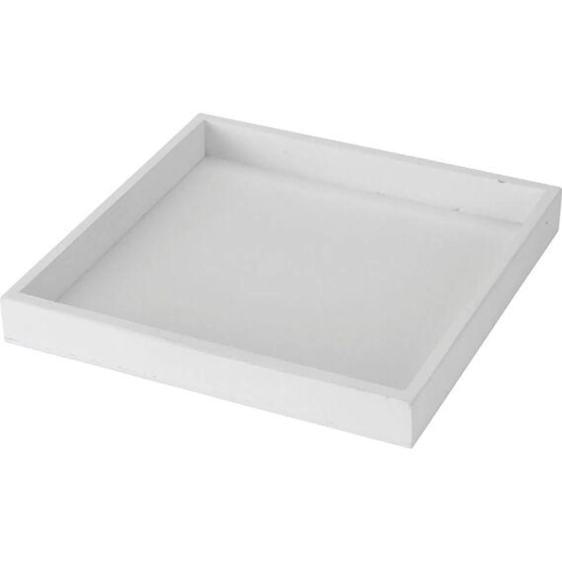 K Plateau Vierkant 25X25Cm Wit