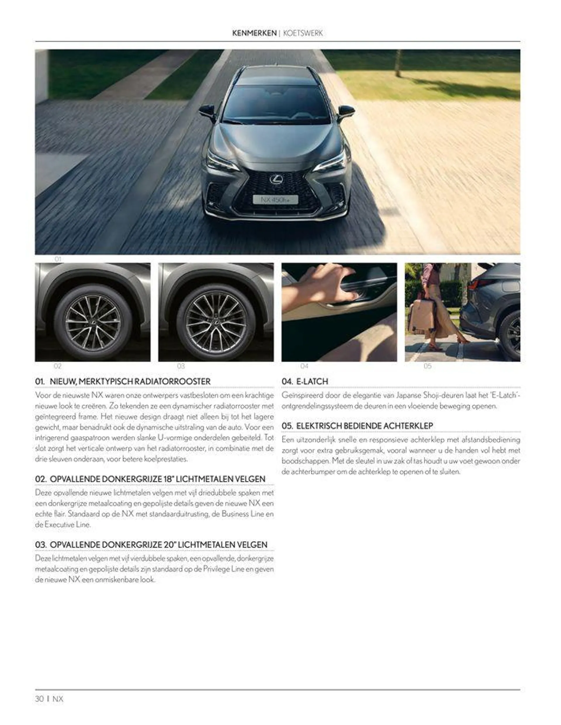 LEXUS NX  van 23 november tot 23 november 2024 - folder pagina 30