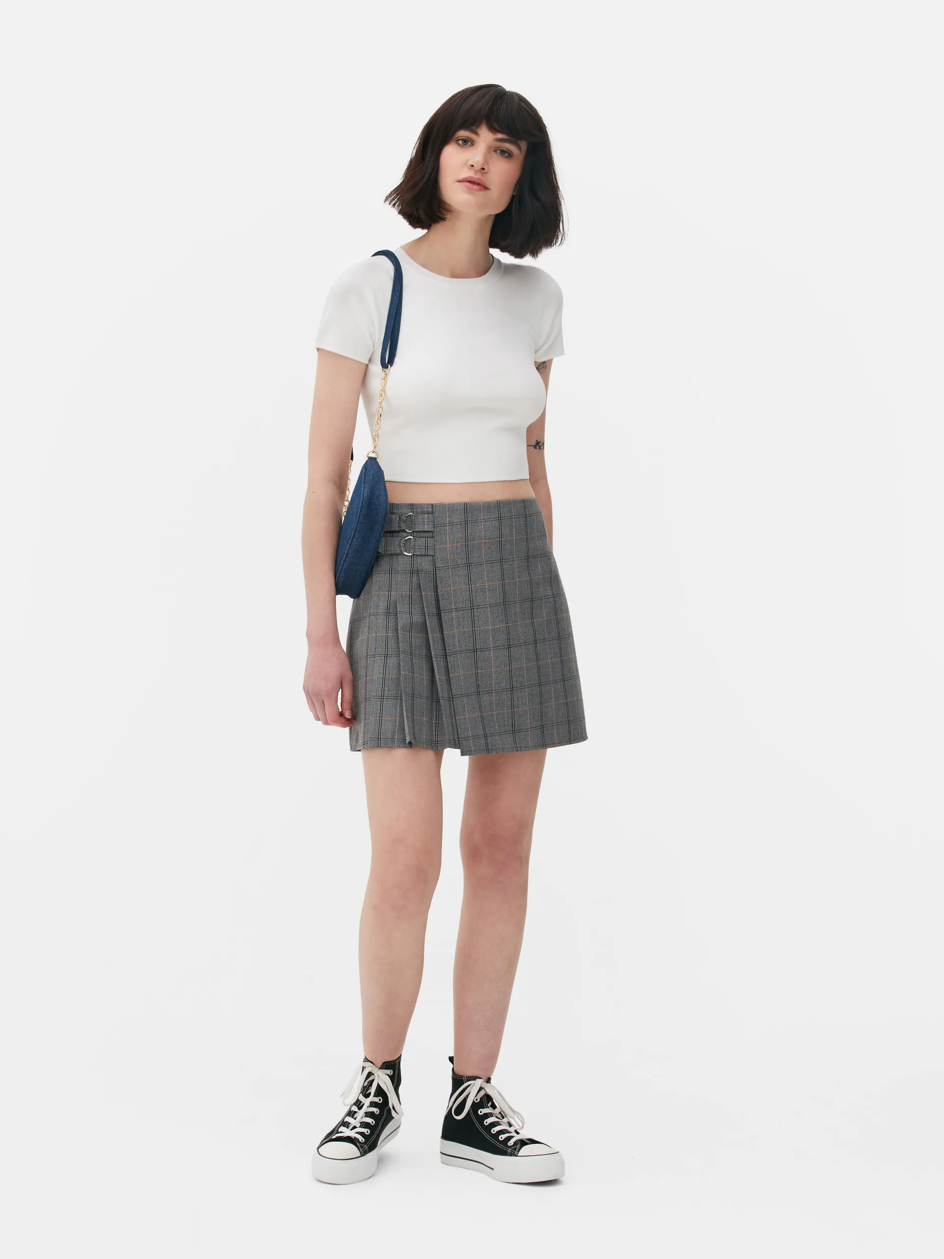 Short Sleeve Cropped Jumper