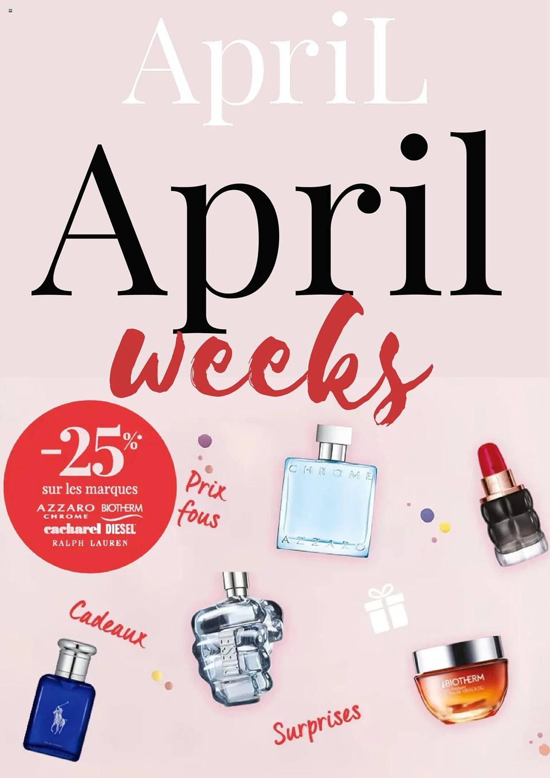 April Beauty folder van 5 april tot 3 mei 2024 - folder pagina 1