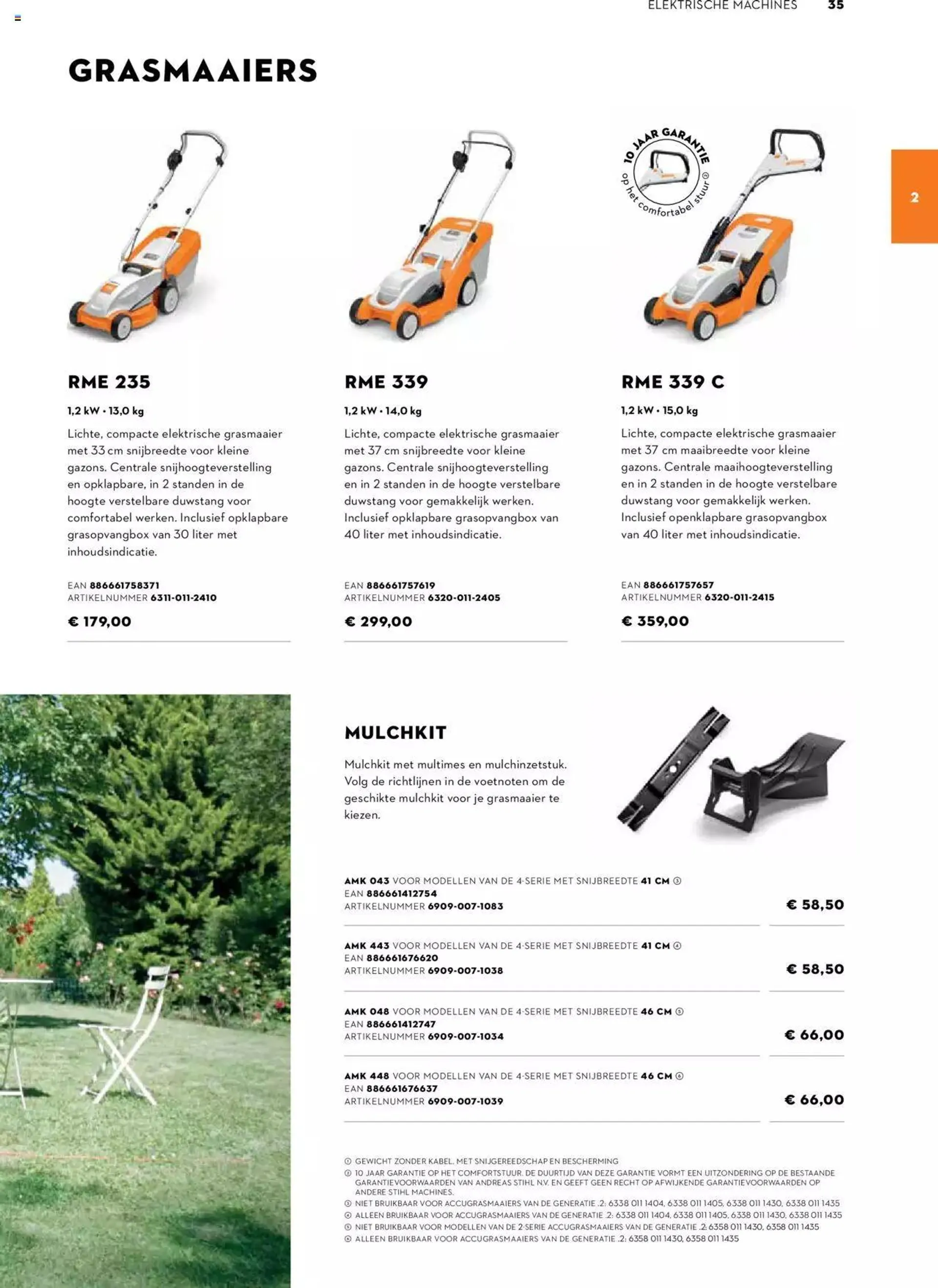 Aveve Gids tuinmachines van 8 april tot 31 december 2024 - folder pagina 35