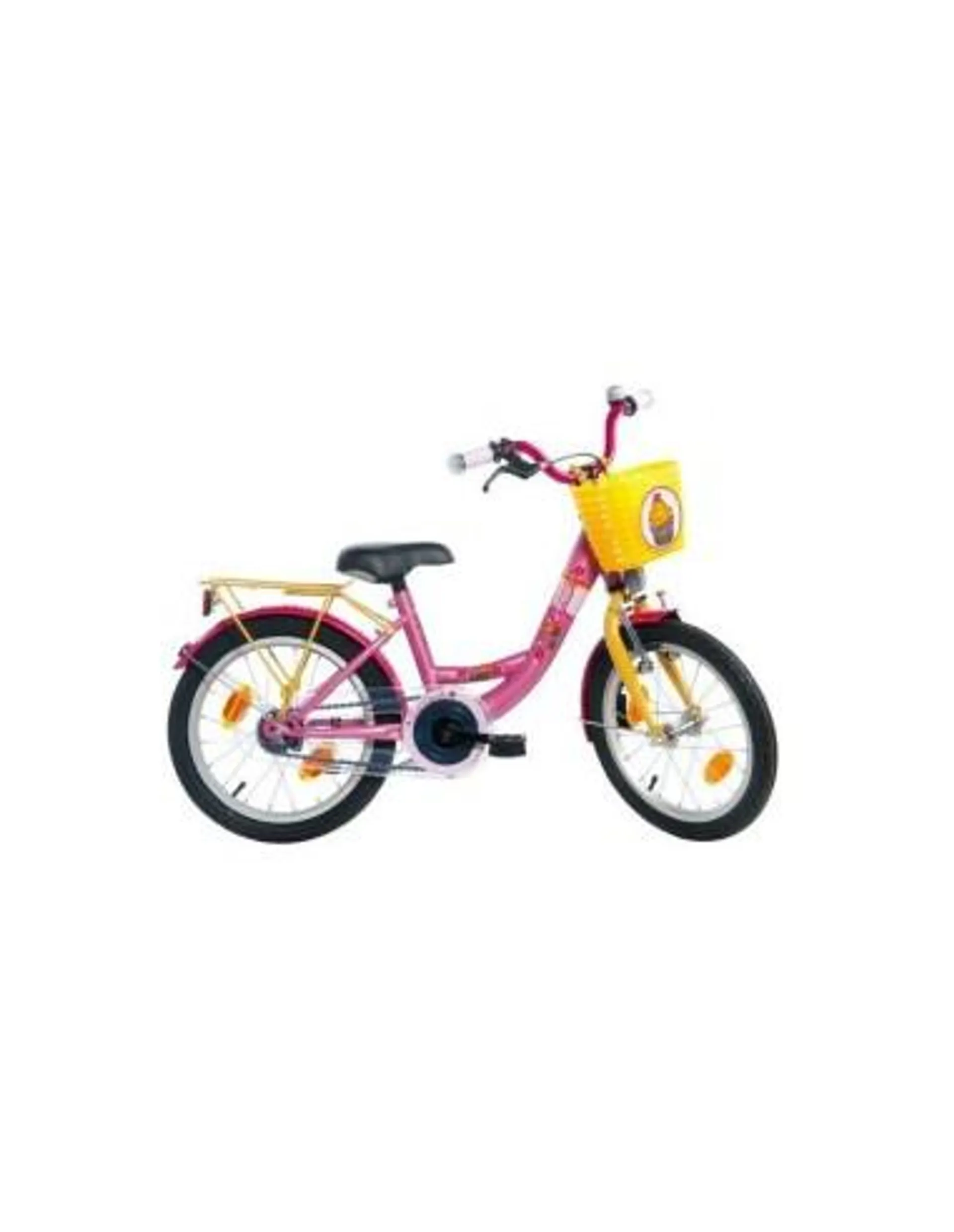 SWEET CUPCAKE KINDERFIETS 12 INCH ROZE/GEEL