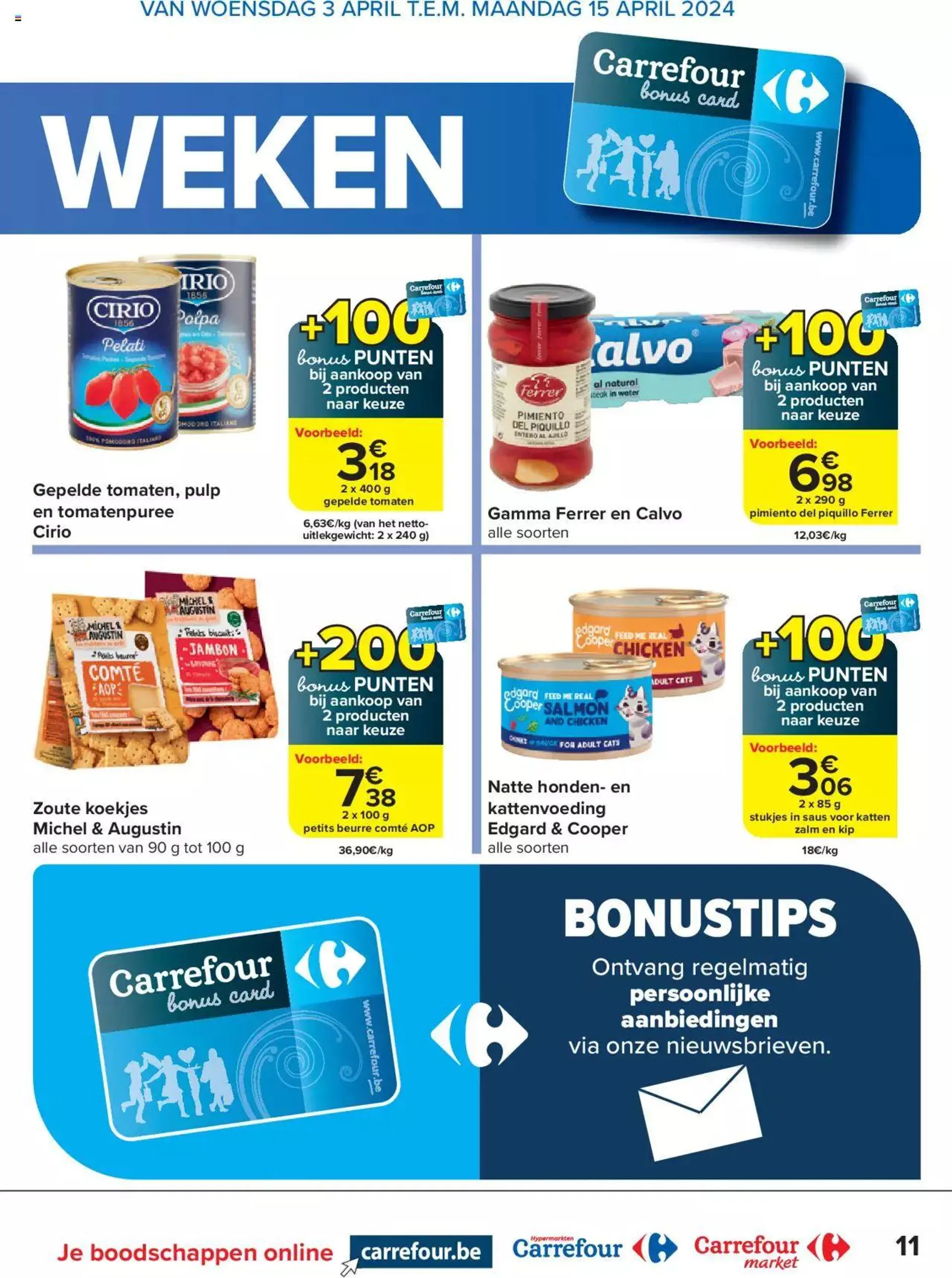 Carrefour Special Bonus Punten van 15 april tot 31 december 2024 - folder pagina 11