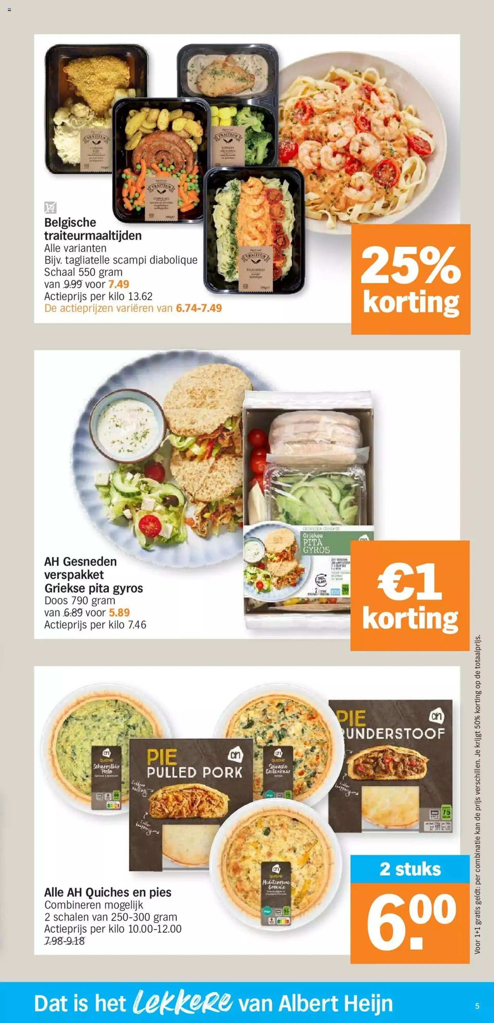 Albert Heijn folder week / de la semaine 18 - 4