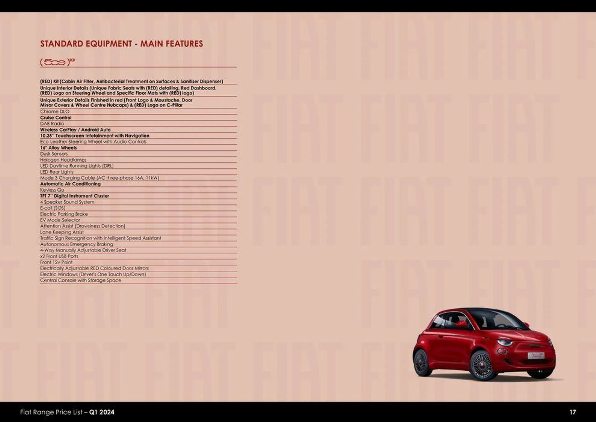 Fiat Range Price List – Q1 2024 van 26 maart tot 26 maart 2025 - folder pagina 17