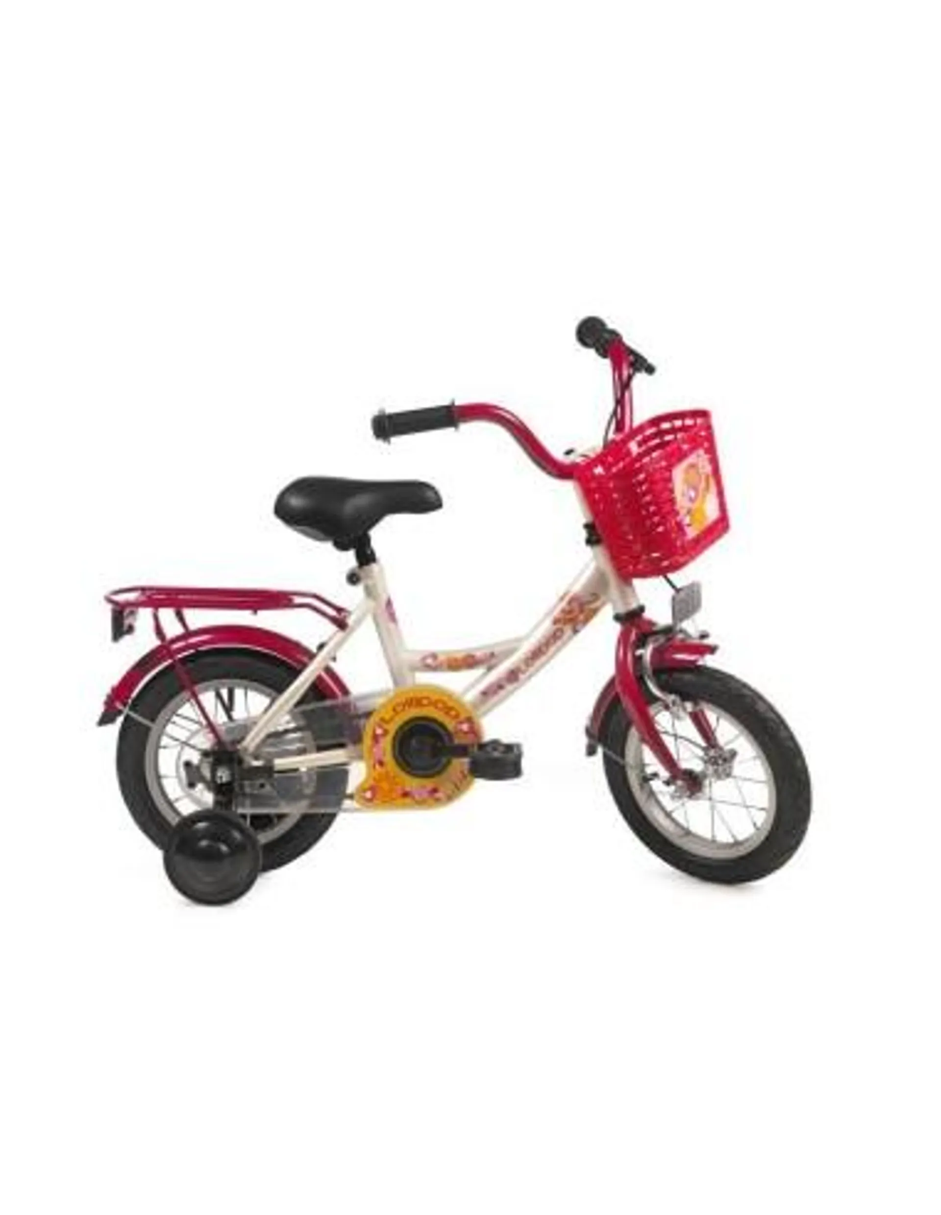 BIKE FUN KINDERFIETS LOLLIPOP 12 CREAM/RED