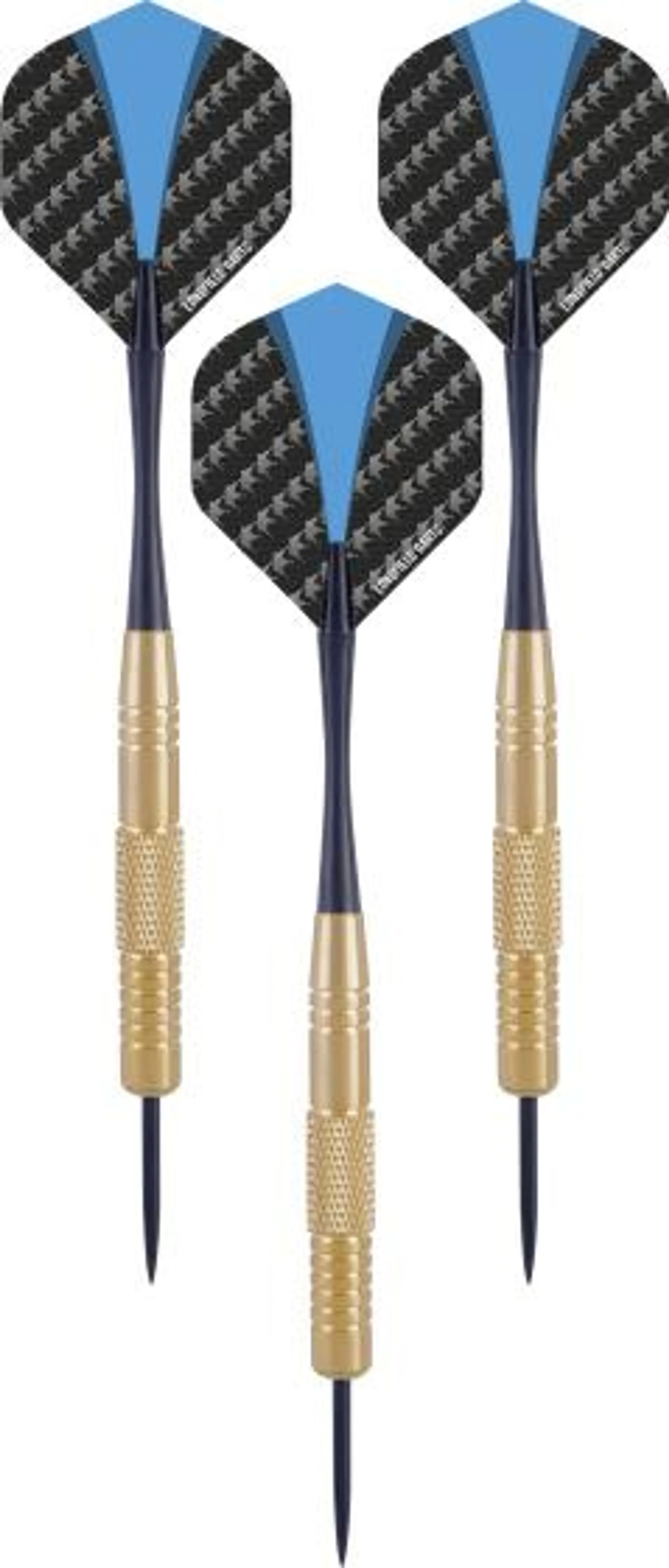 Longfield Games Steeltip Dartpijl Set 22 gram Goud/Blauw 3 stuks