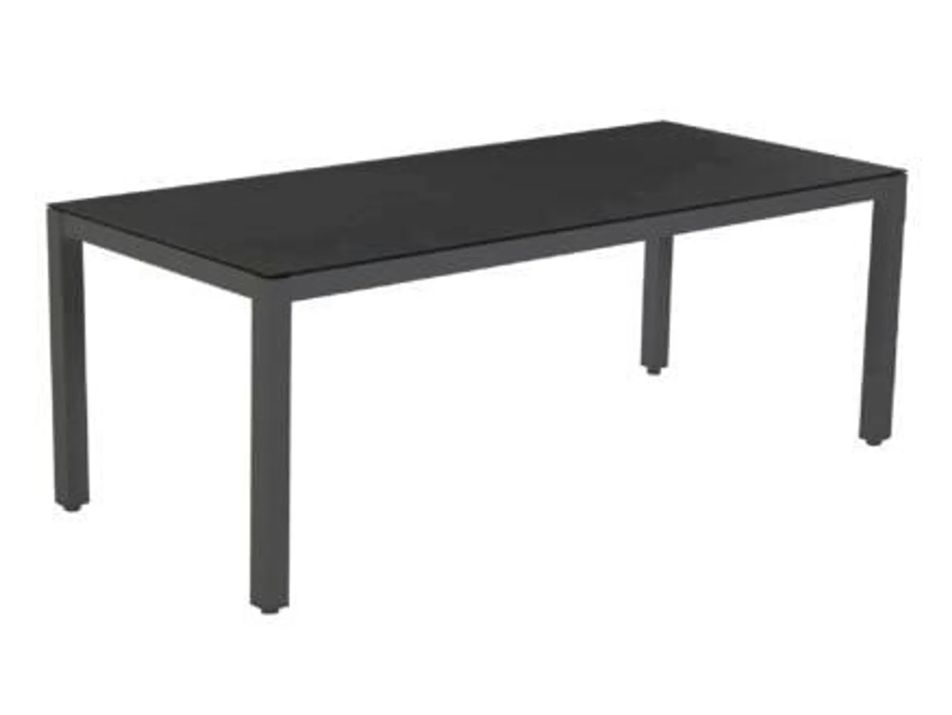 Garden Plus Melia tuintafel 200x90 cm zwart