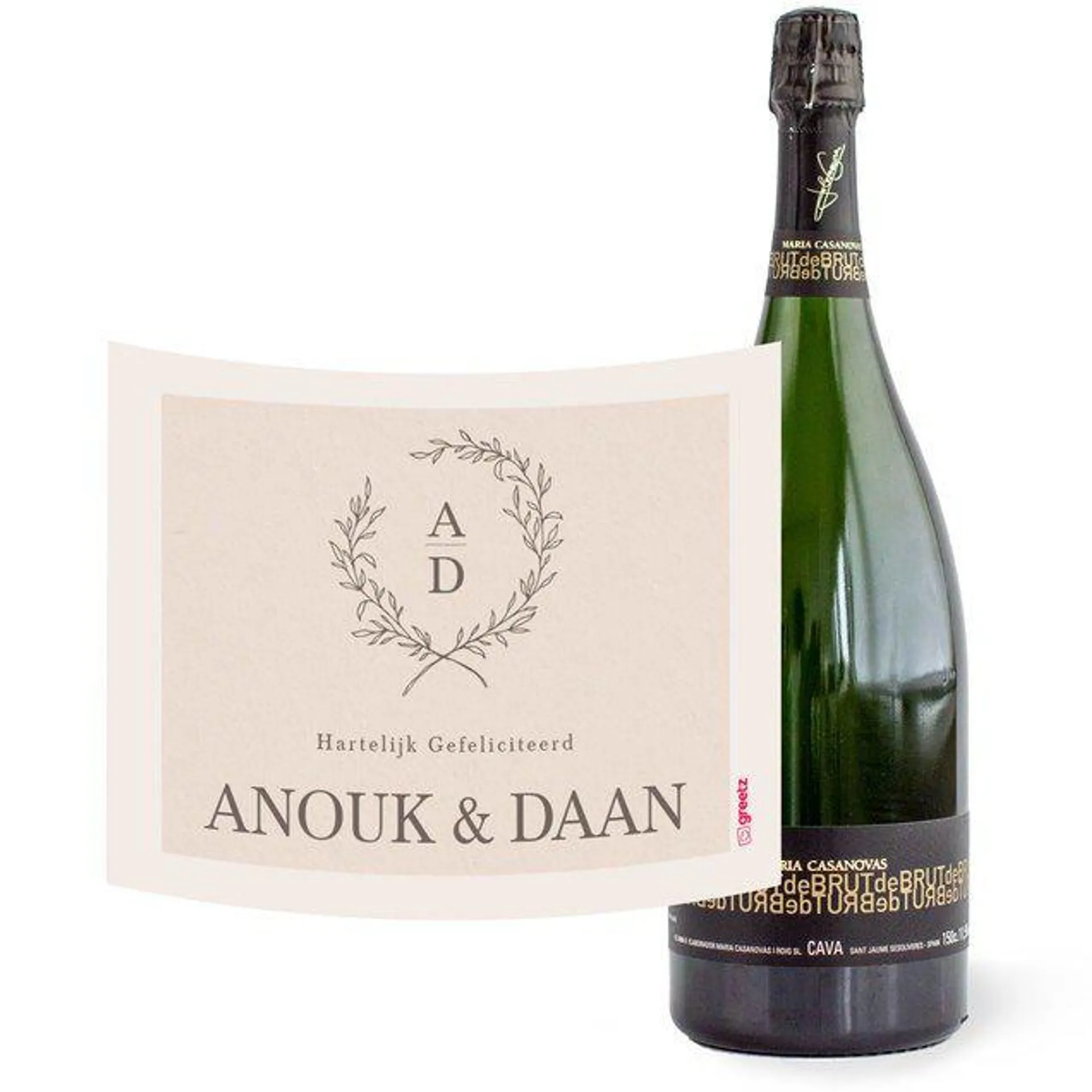 Maria Casanovas | Cava Magnum | 1,5 L | Love met eigen naam