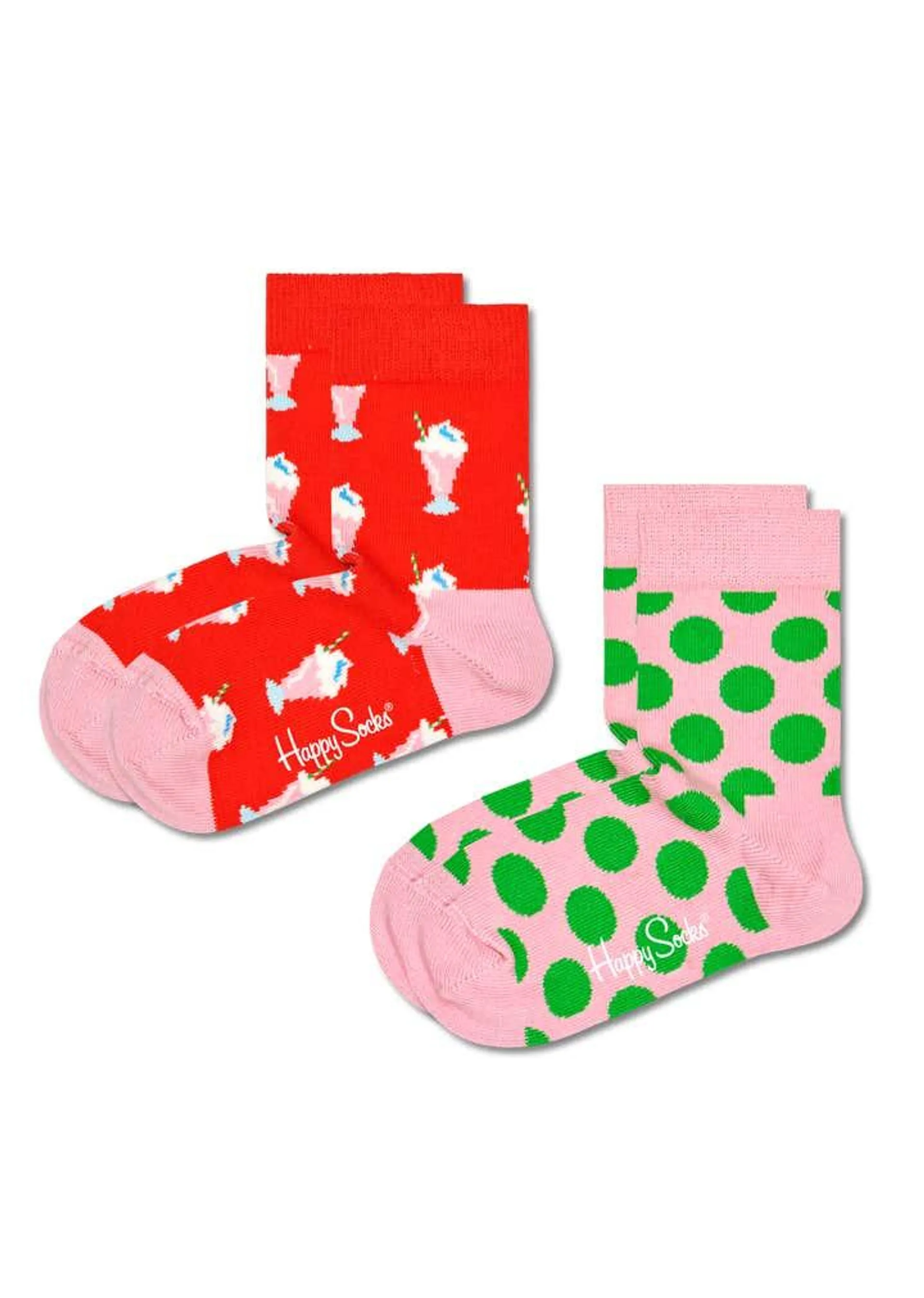 2-Pack Kids Milkshake Sock