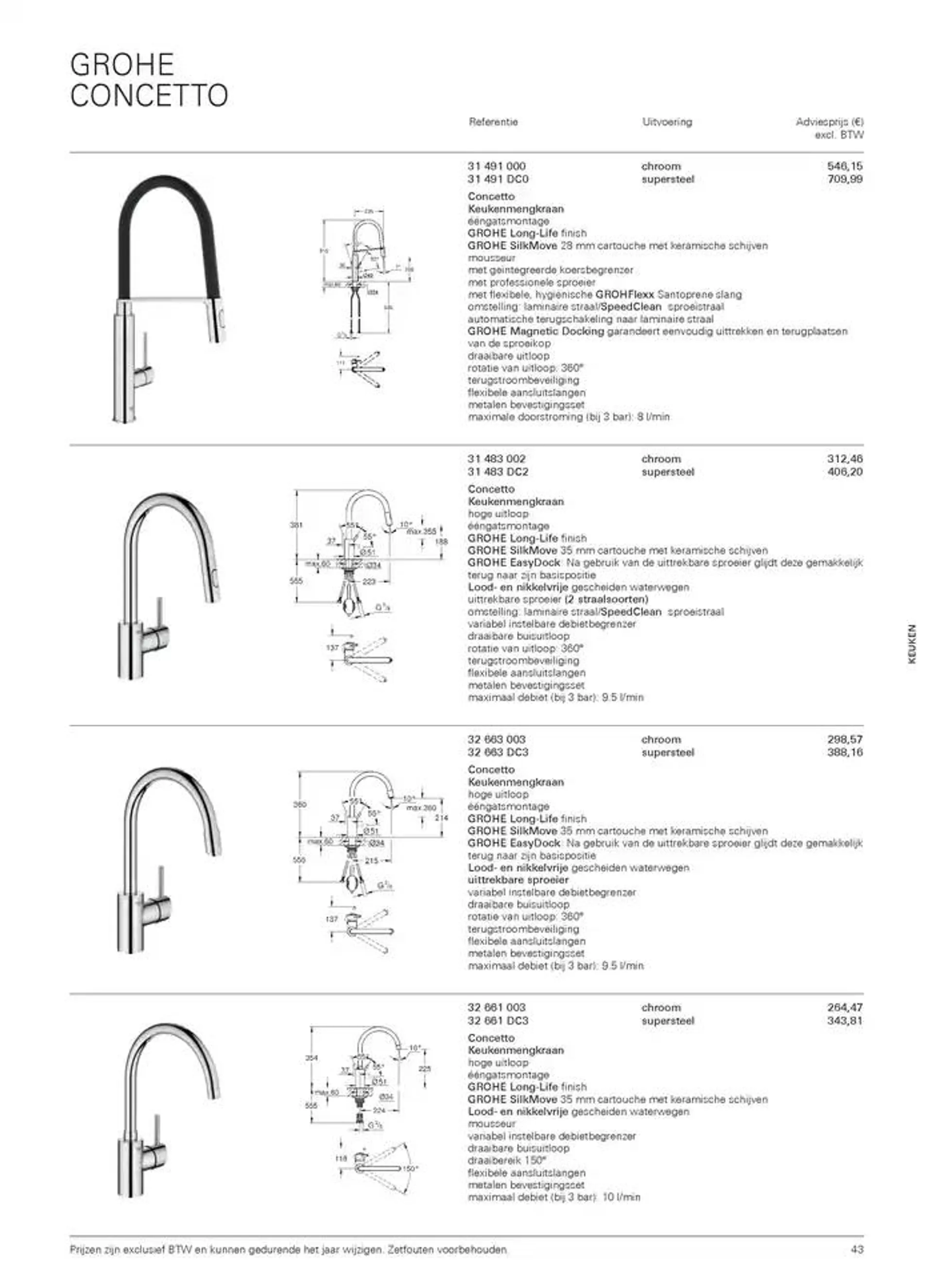 Catalogus Keuken van 16 oktober tot 31 december 2024 - folder pagina 43