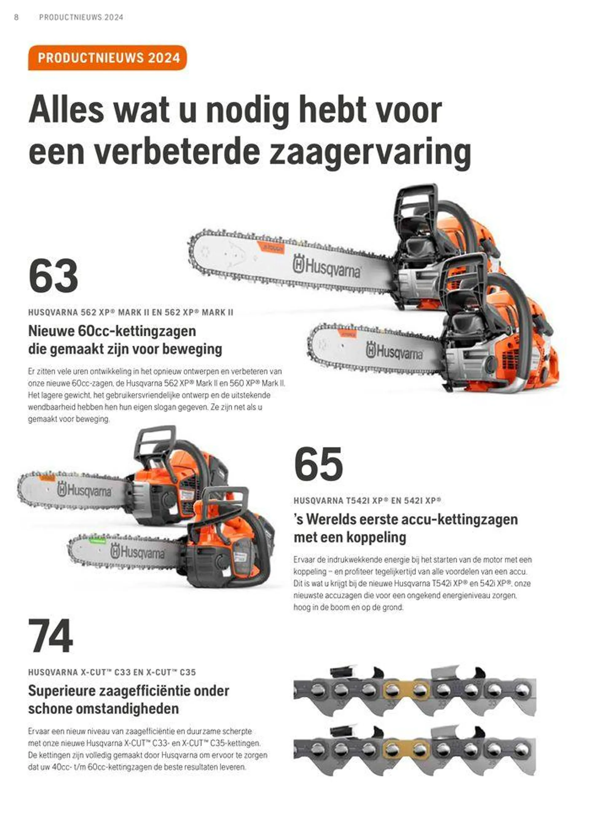 Professionele Producten 2024 van 3 april tot 31 december 2024 - folder pagina 8