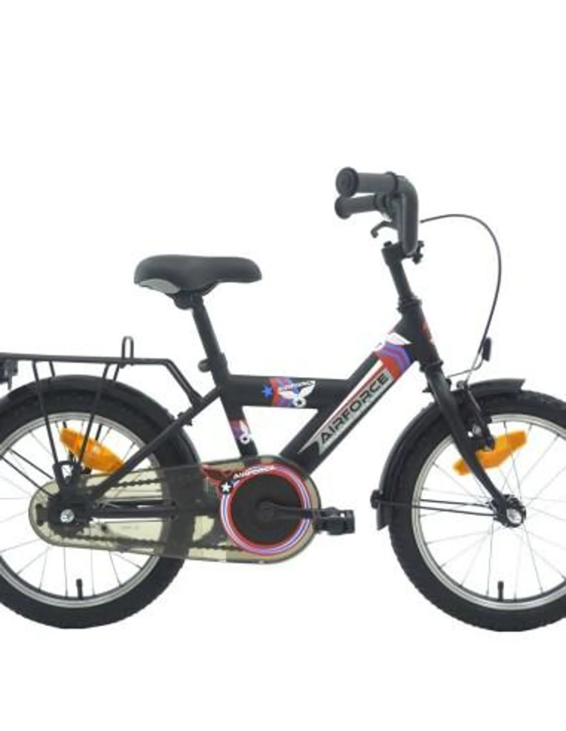 BIKE FUN KINDERFIETS AIRFORCE 12 ZWART/ROOD