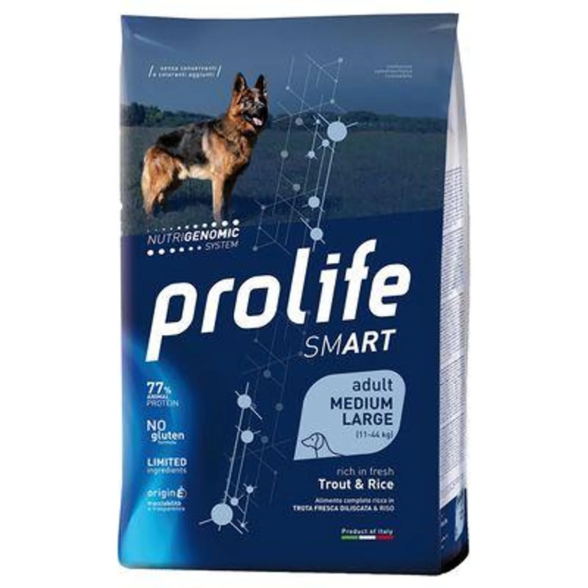 Prolife Smart Adult Medium / Large Breed Truite et riz