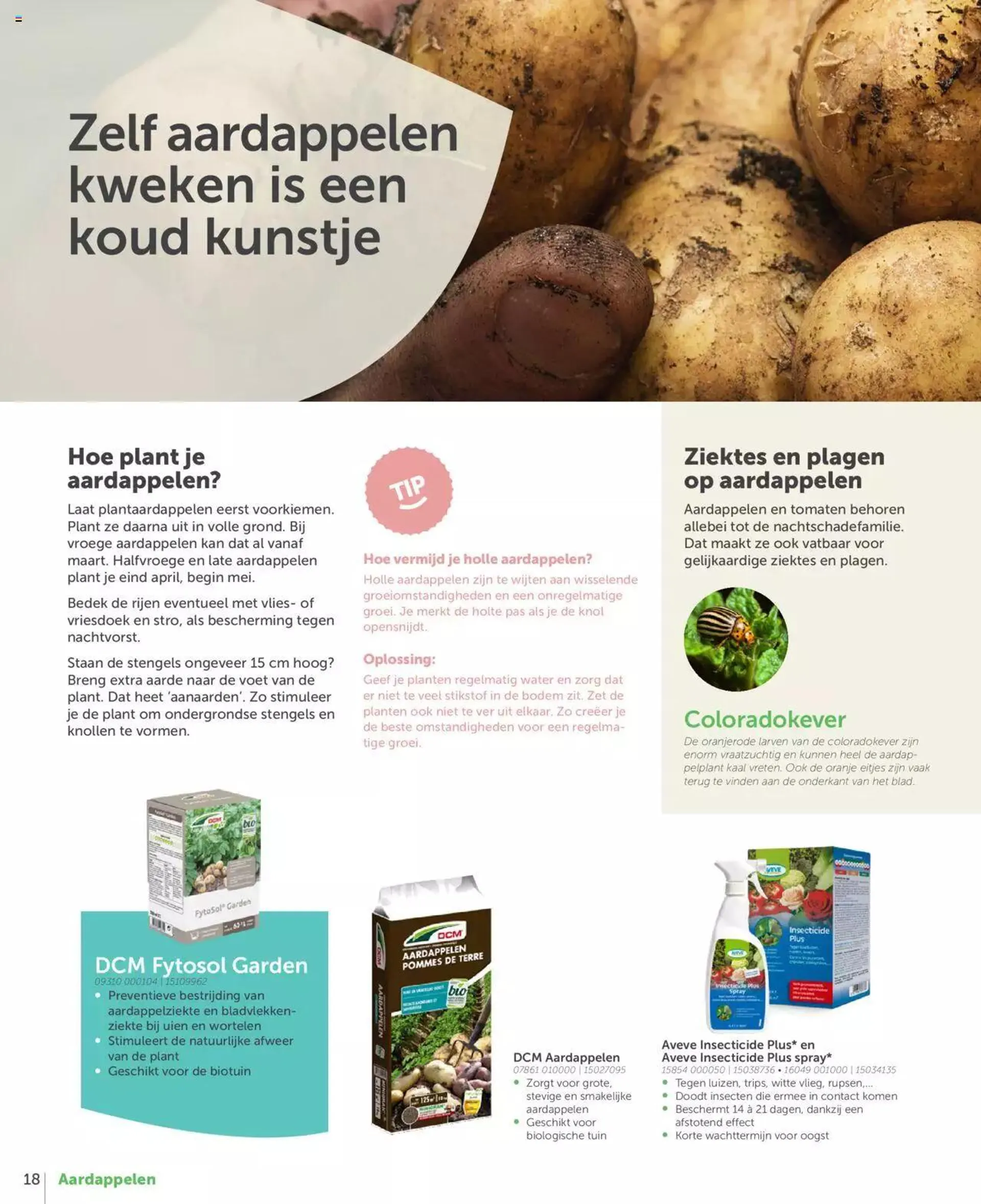 Aveve Moestuingids van 1 maart tot 31 december 2024 - folder pagina 18