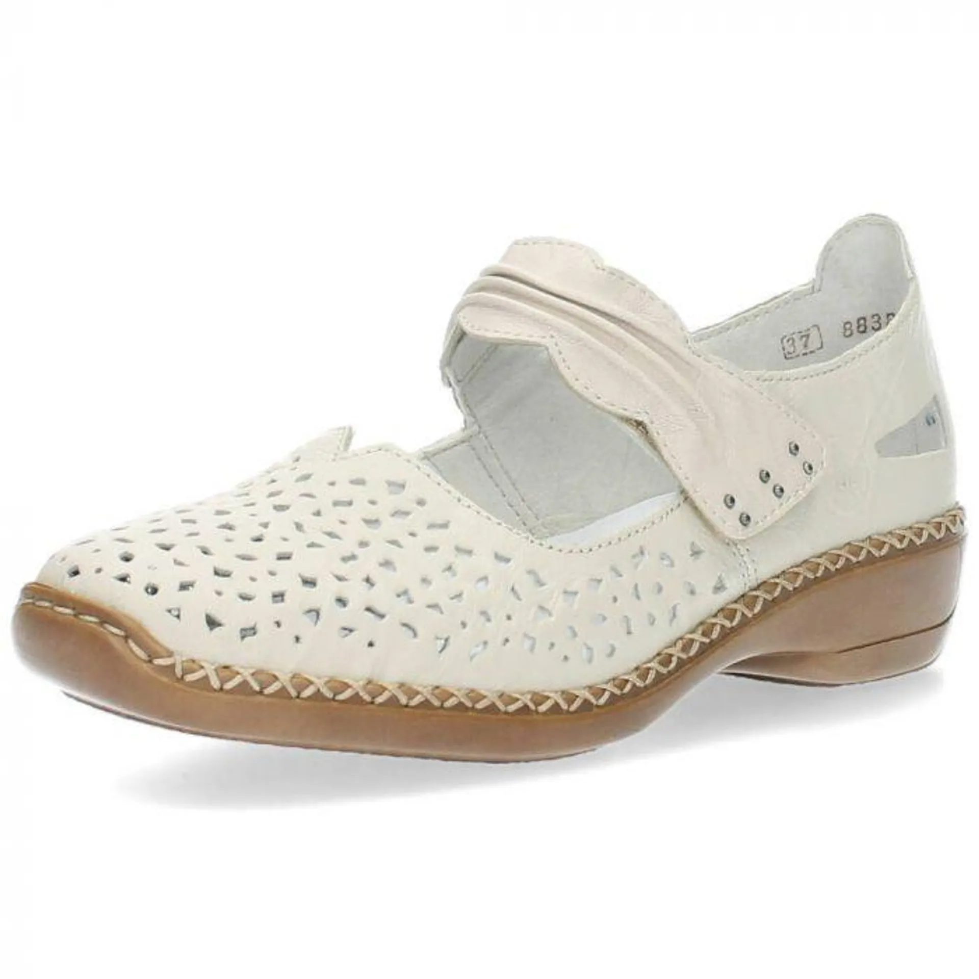 Beige schoenen met velcro