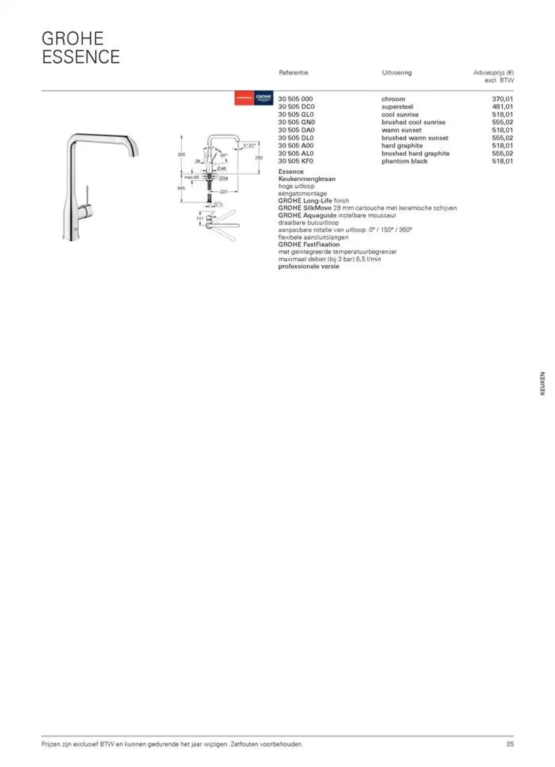 Catalogus Keuken van 16 oktober tot 31 december 2024 - folder pagina 35