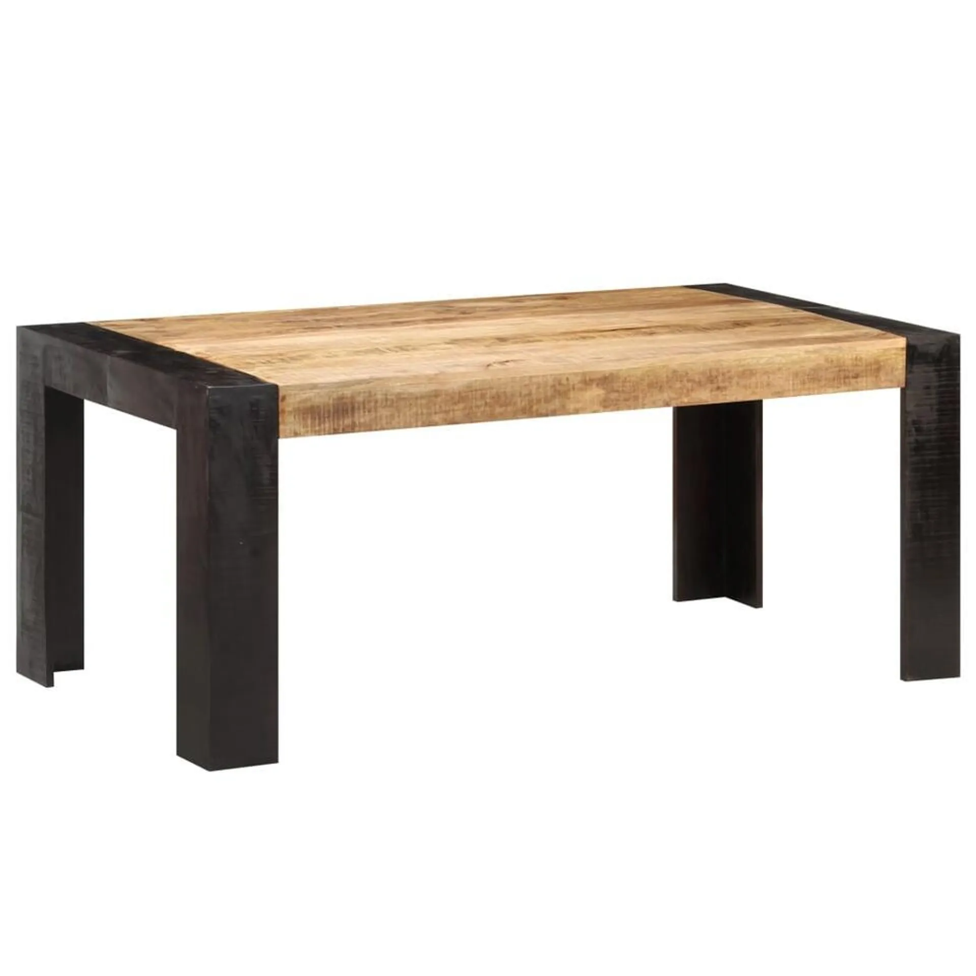 vidaXL Eettafel 180x90x76 cm massief mangohout