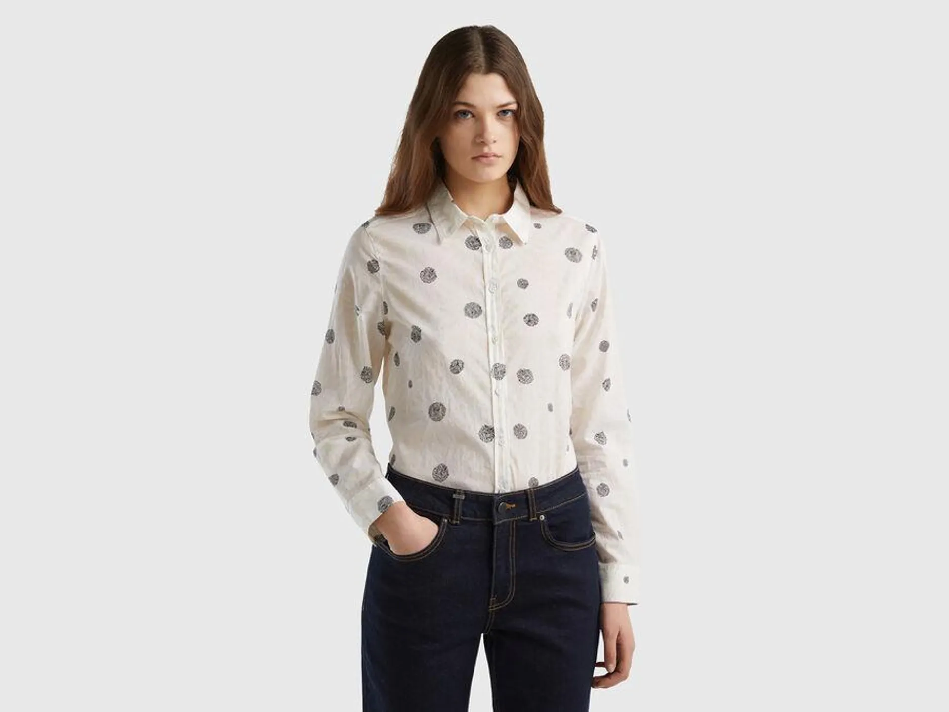 100% cotton patterned shirt