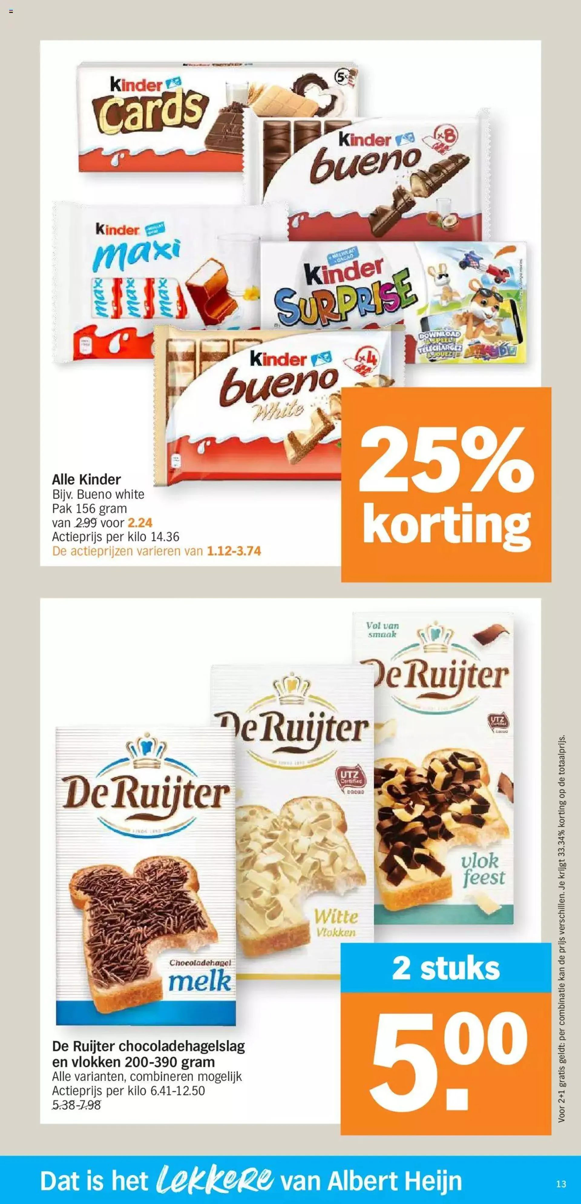 Albert Heijn folder week / de la semaine 18 - 12