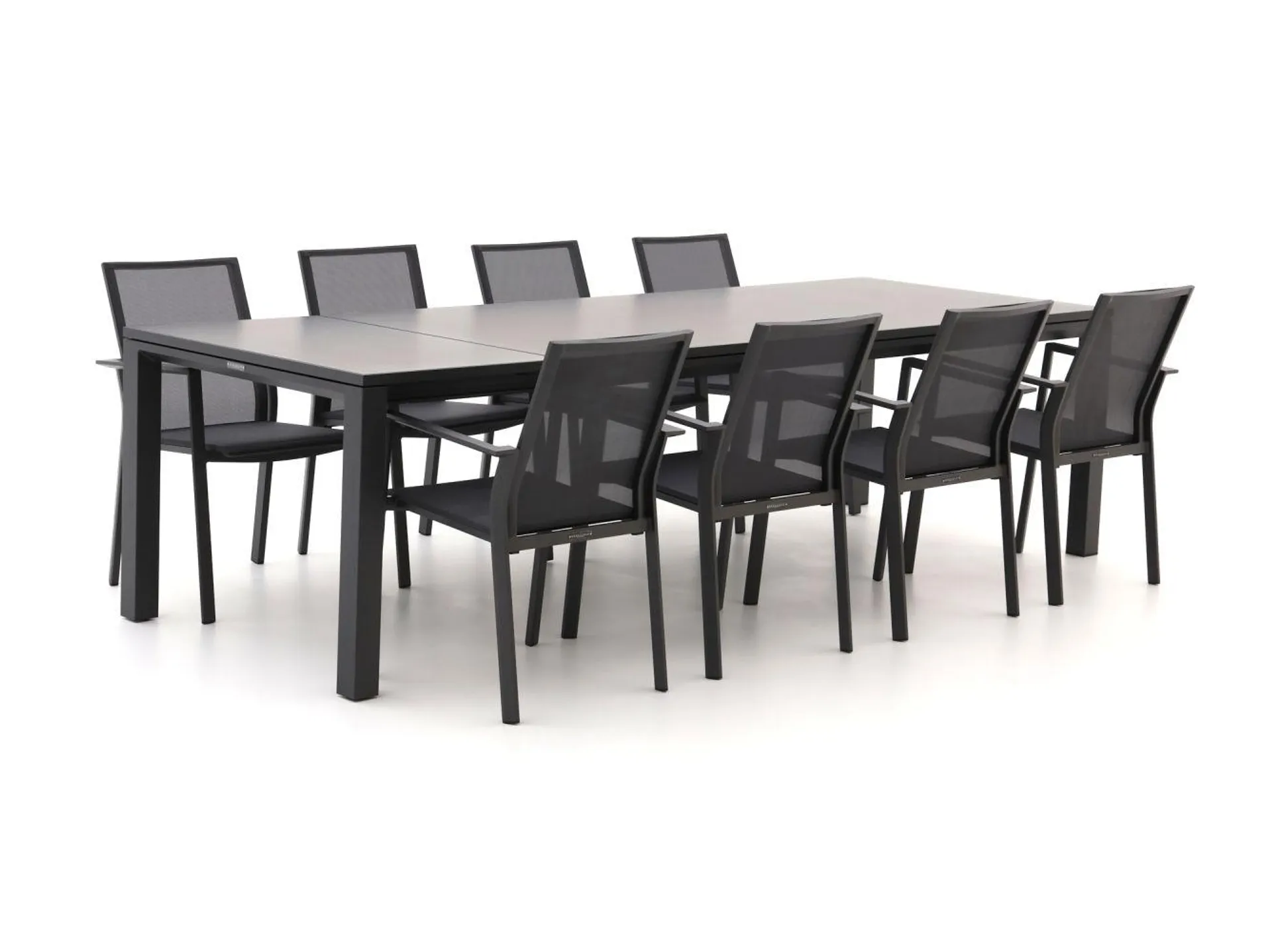 Bernstein Amberg/Mannheim 220cm dining tuinset 9-delig stapelbaar/uitschuifbaar