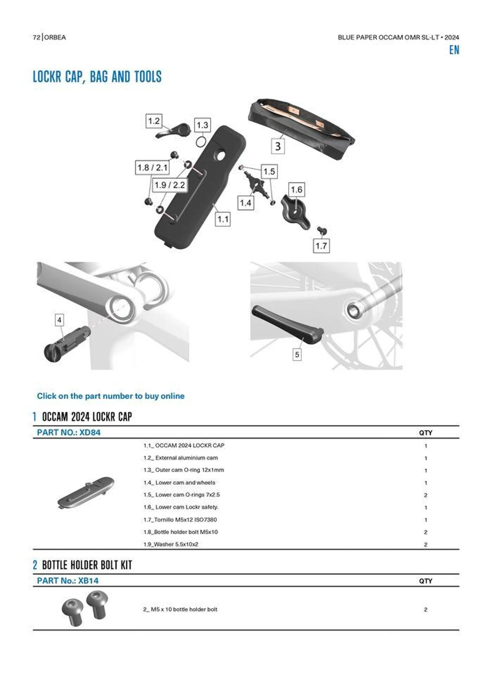 OCCAM OMR SL-LT 2024 van 25 oktober tot 25 oktober 2024 - folder pagina 72