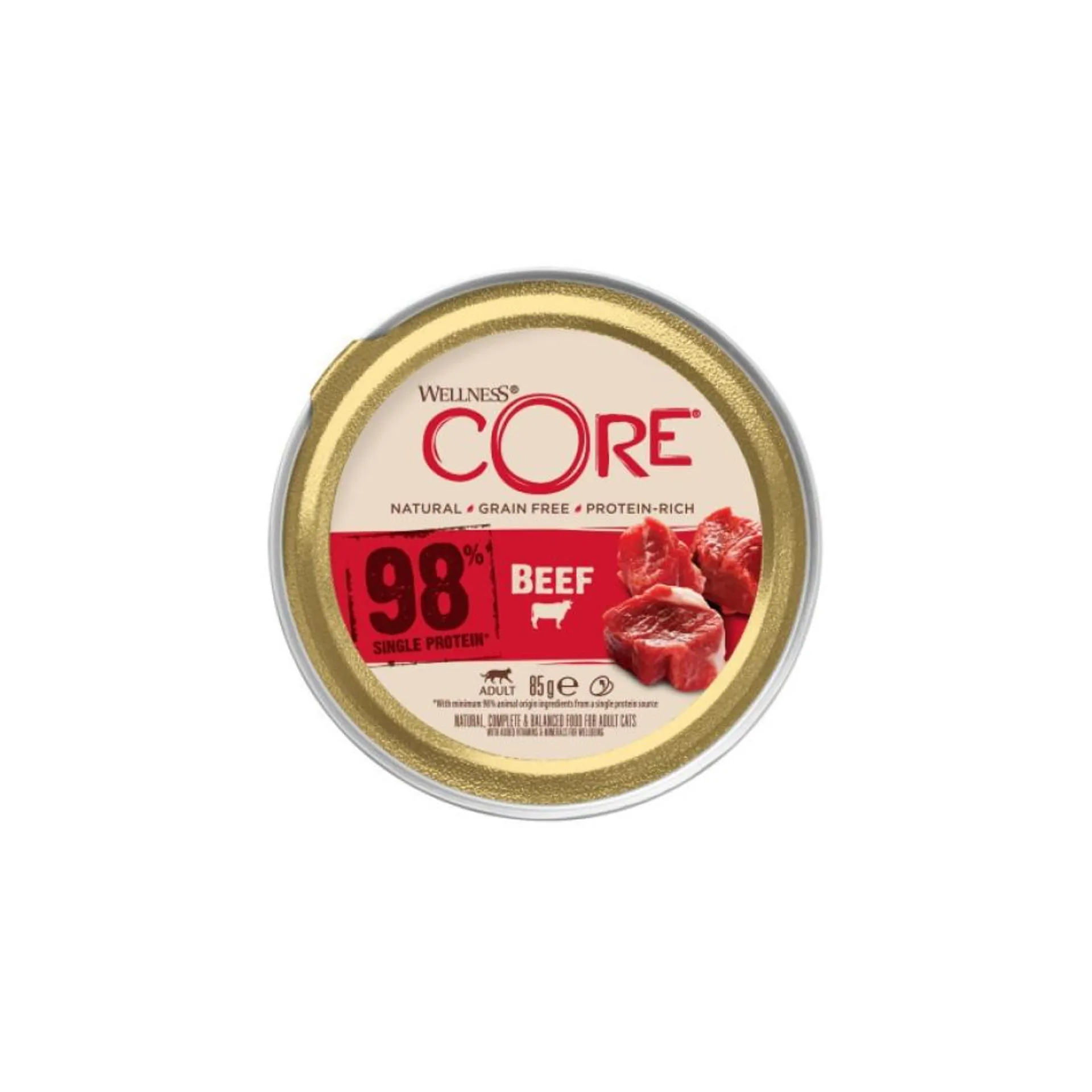 Wellness Core cat 98% beef recipe 85g