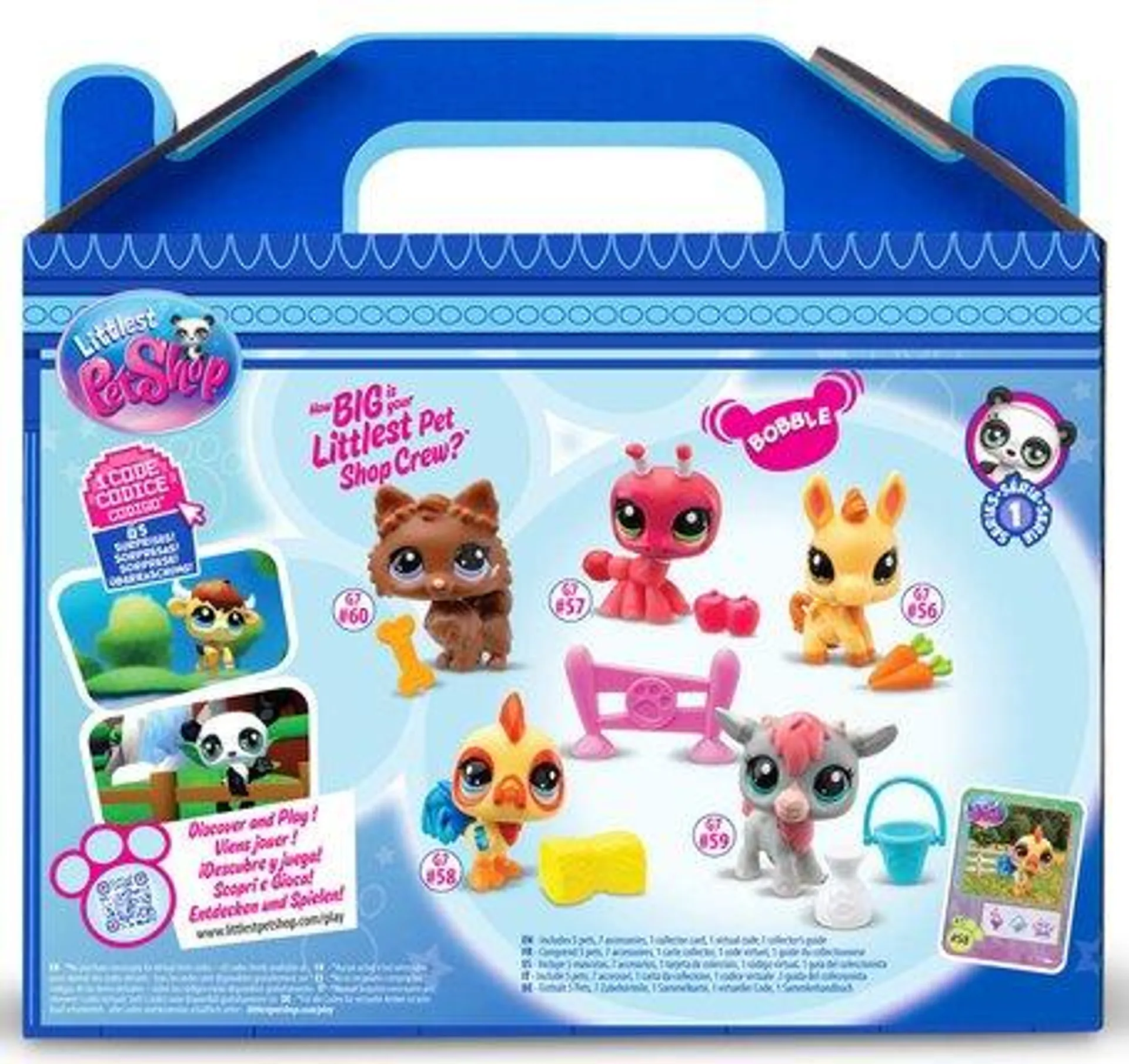 LITTLEST PET SHOP - PACK DE 5 PETS - FERME