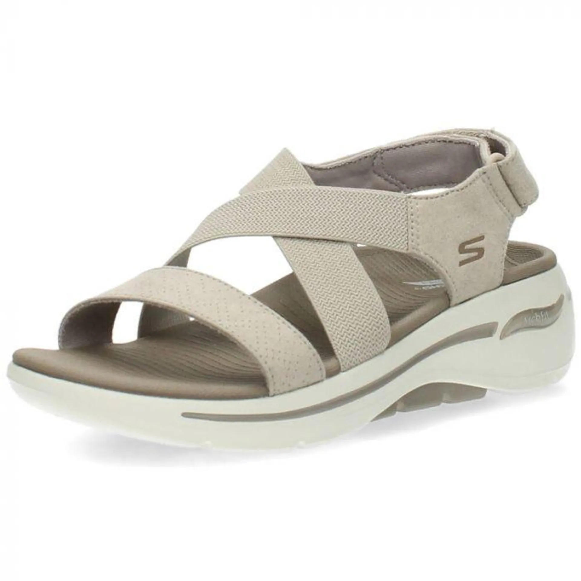 Taupe sandalen