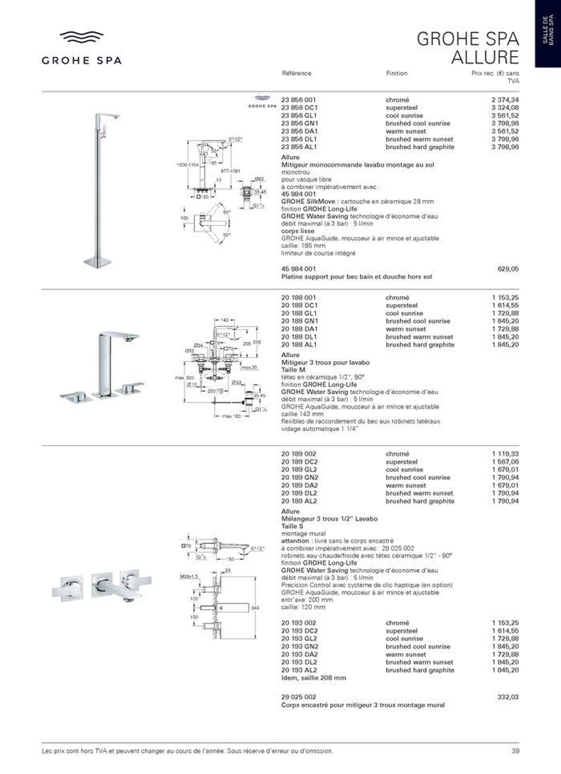 CATALOGUE 2024 van 2 februari tot 31 januari 2025 - folder pagina 39