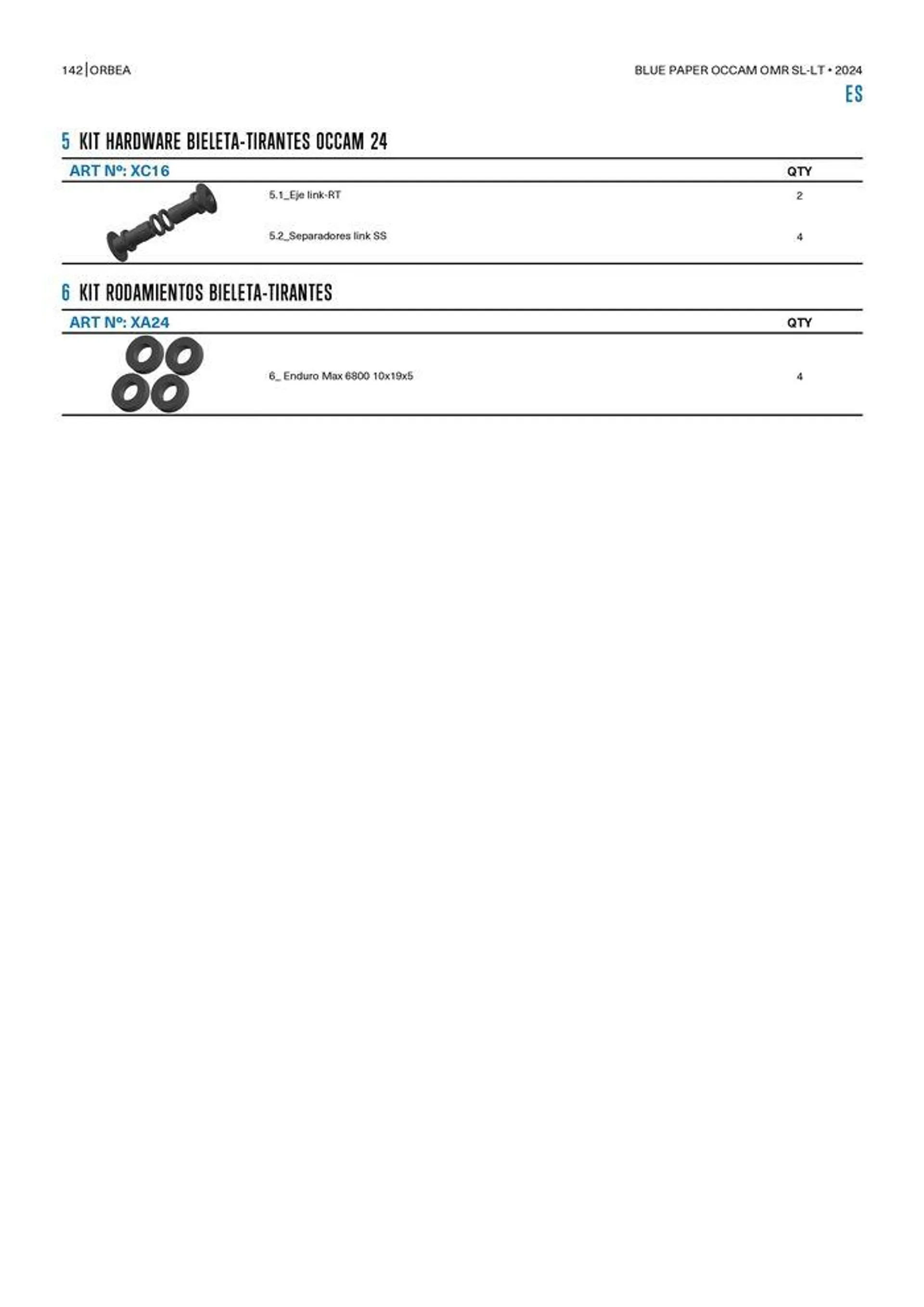 OCCAM OMR SL-LT 2024 van 25 oktober tot 25 oktober 2024 - folder pagina 142