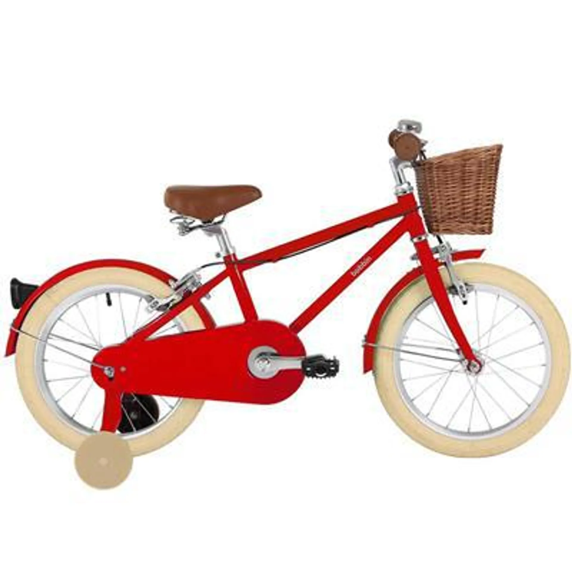 Bobbin Fiets 16" moonbug - gloss red