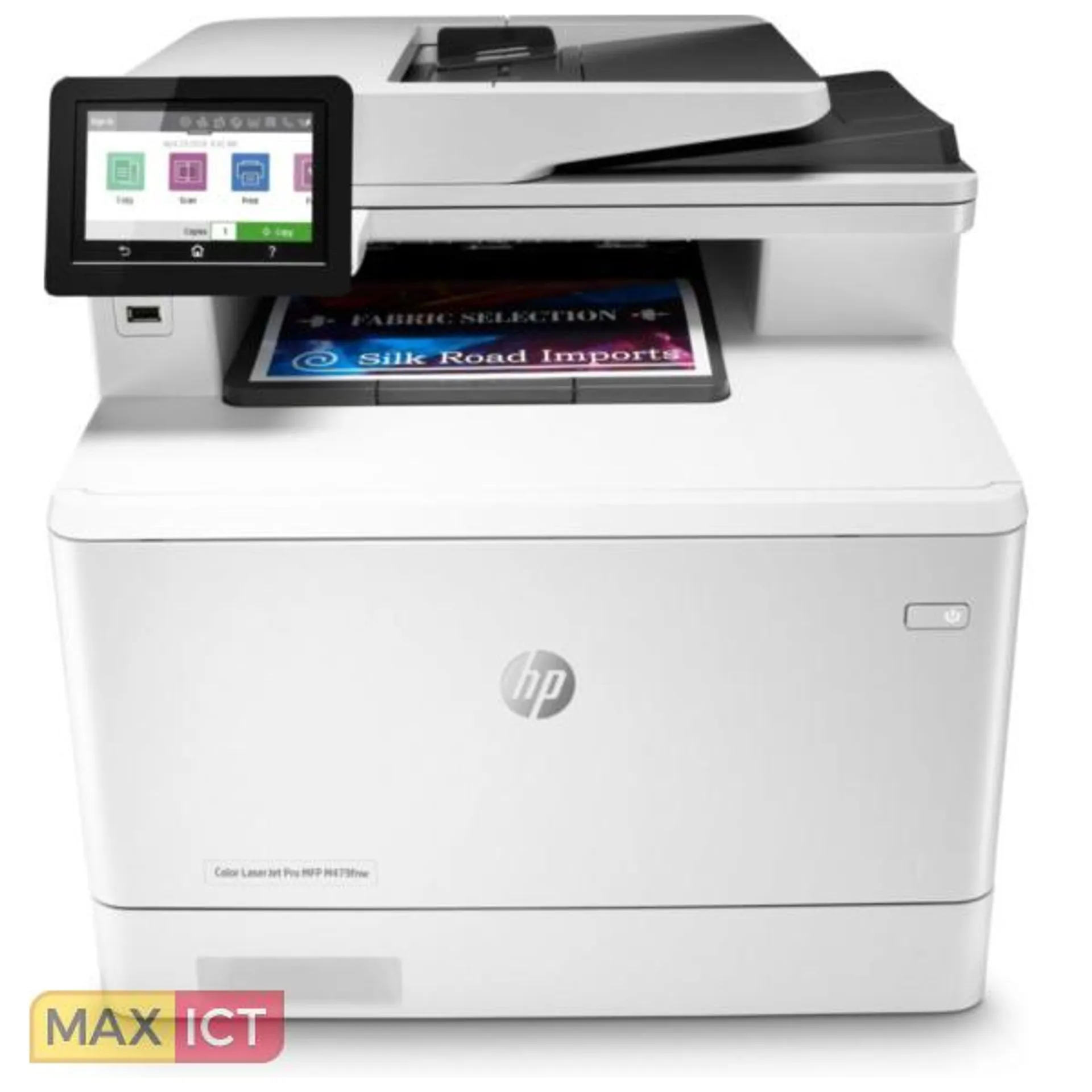 HP Color LaserJet Pro MFP M479fnw, Printen, kopiëren, scannen, fax, e-mail, Scannen naar e-mail/pdf; ADF voor 50 vel ongekruld