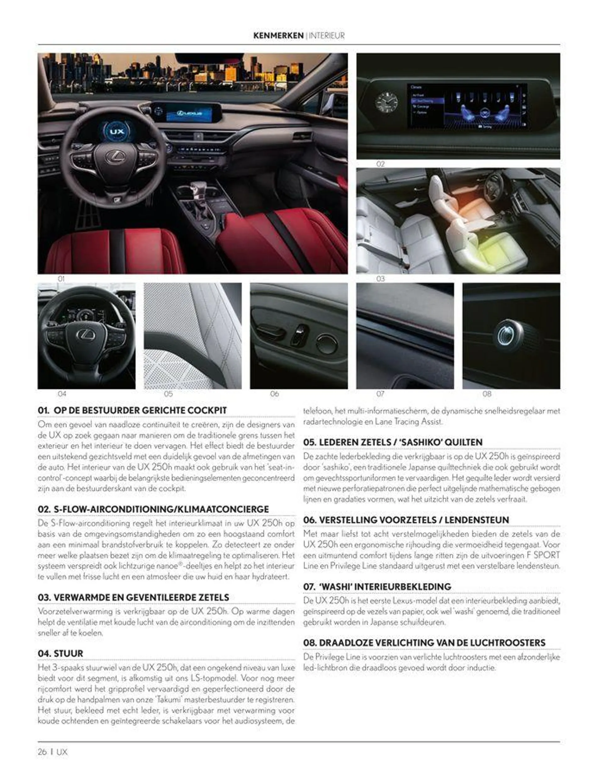 LEXUS UX  van 23 november tot 23 november 2024 - folder pagina 26