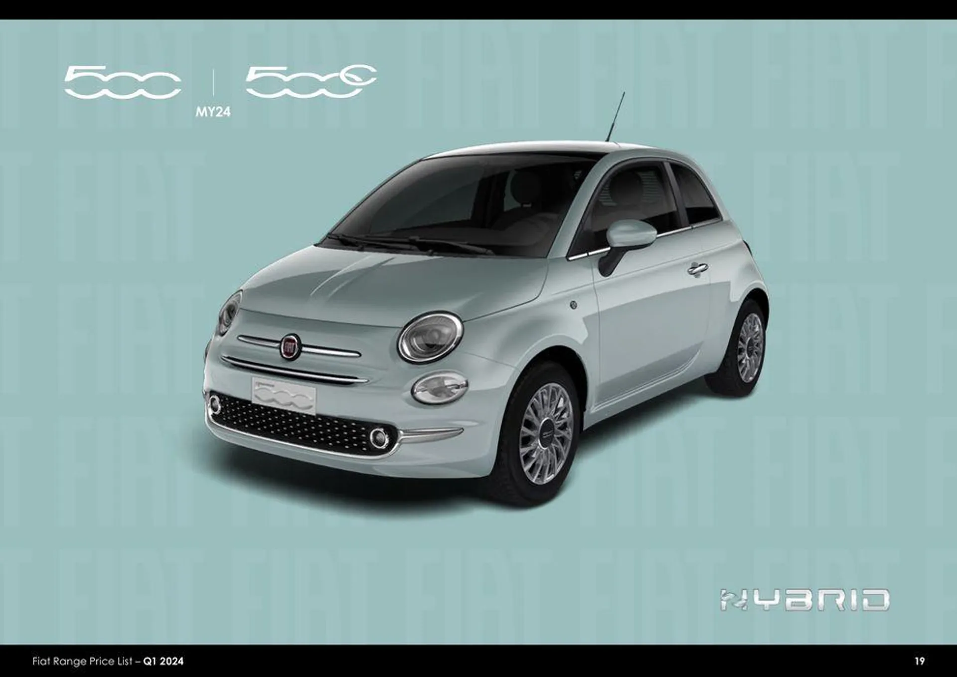 Fiat Range Price List – Q1 2024 van 26 maart tot 26 maart 2025 - folder pagina 19