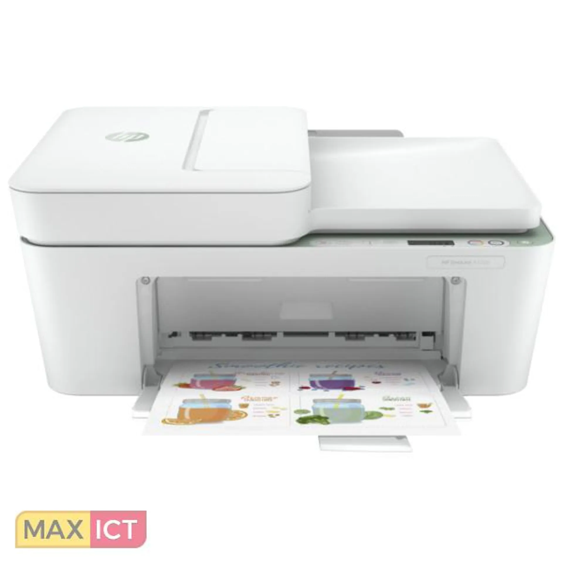 HP DeskJet HP 4122e All-in-One printer, Kleur, Printer voor Home, Printen, kopiëren, scannen, faxen via mobiel, HP+; Geschikt voor HP Instant Ink; Scan naar pdf