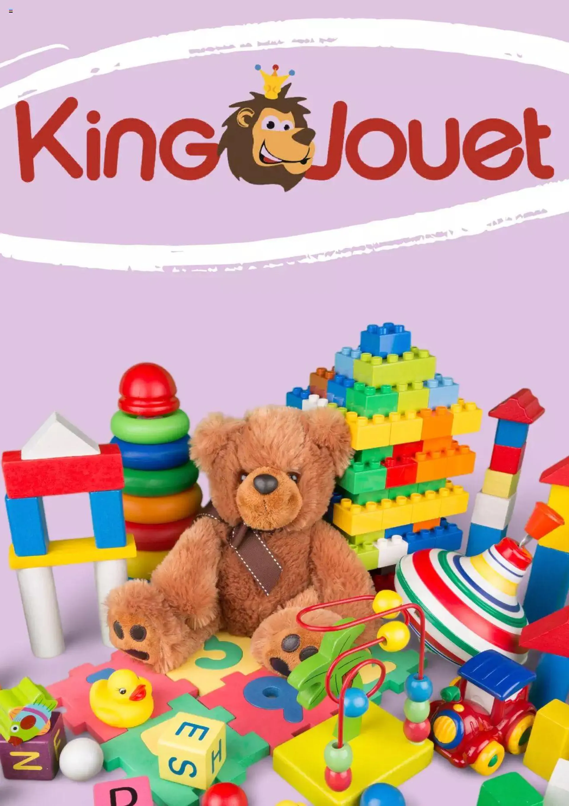 King Jouet folder / publicité van 22 februari tot 31 januari 2024 - folder pagina 1