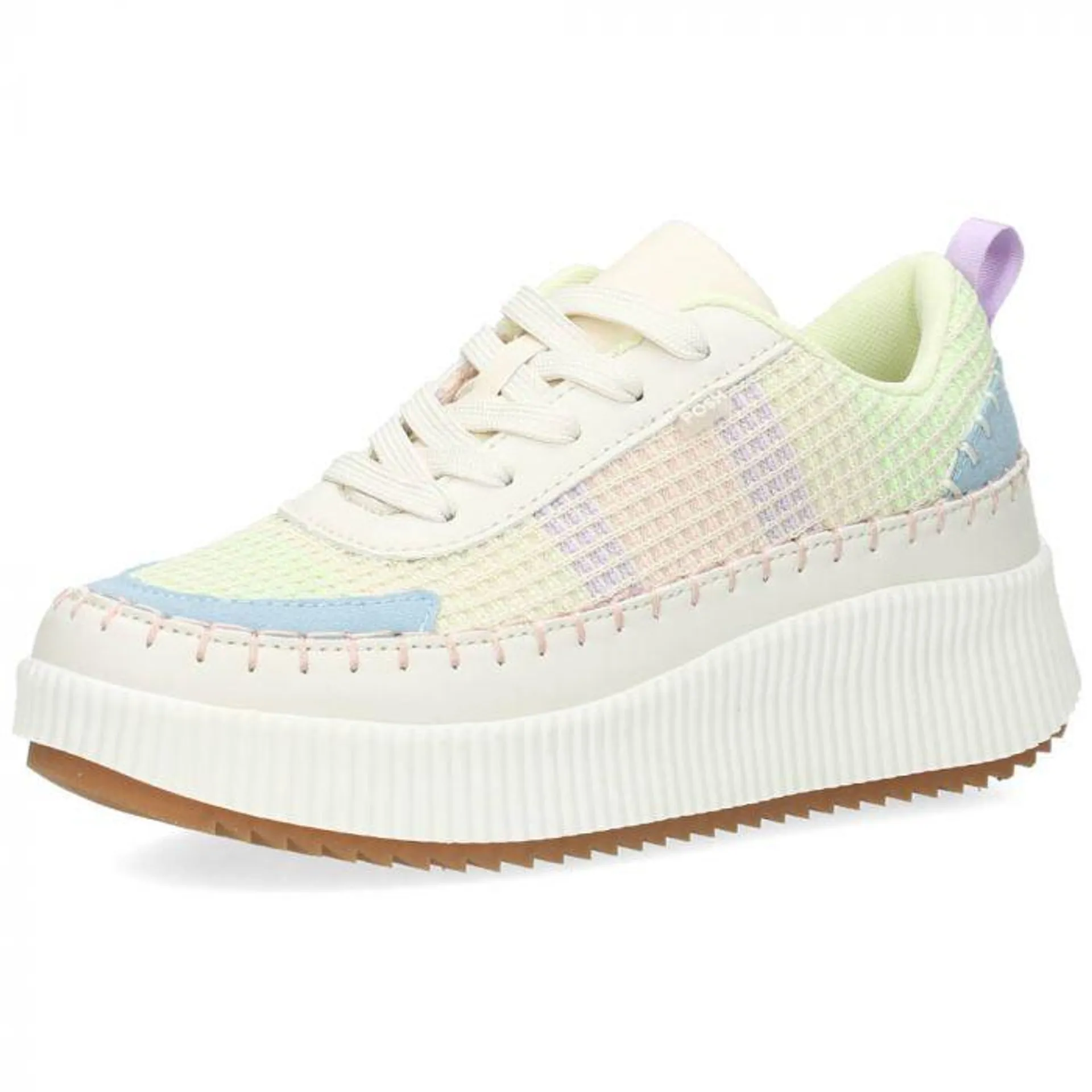 Multicolour sneakers in pastelkleuren