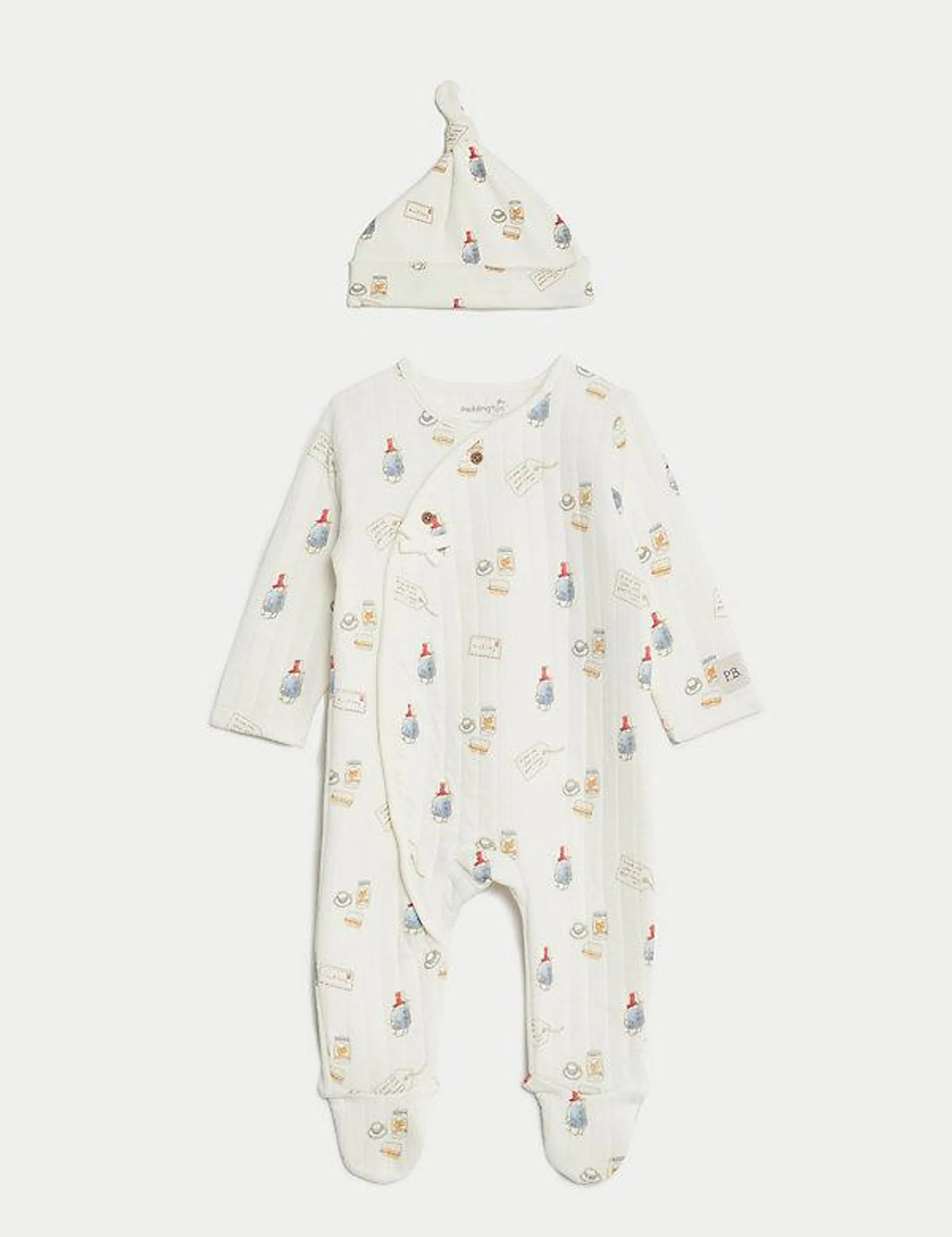 2pc Cotton Rich Paddington™ Sleepsuit Set (0-12 Mths)