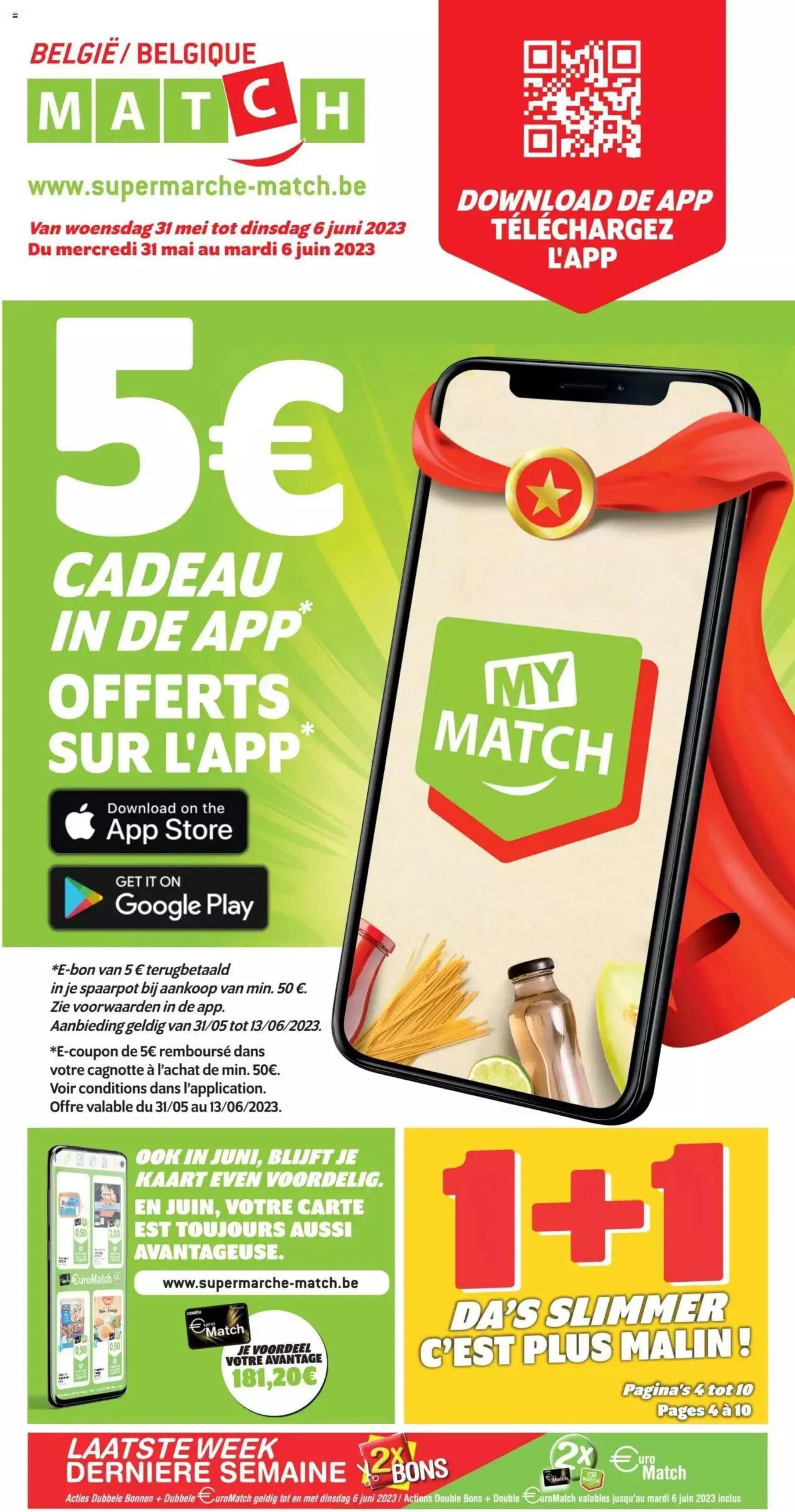 Match Supermarché folder / publicité - 0