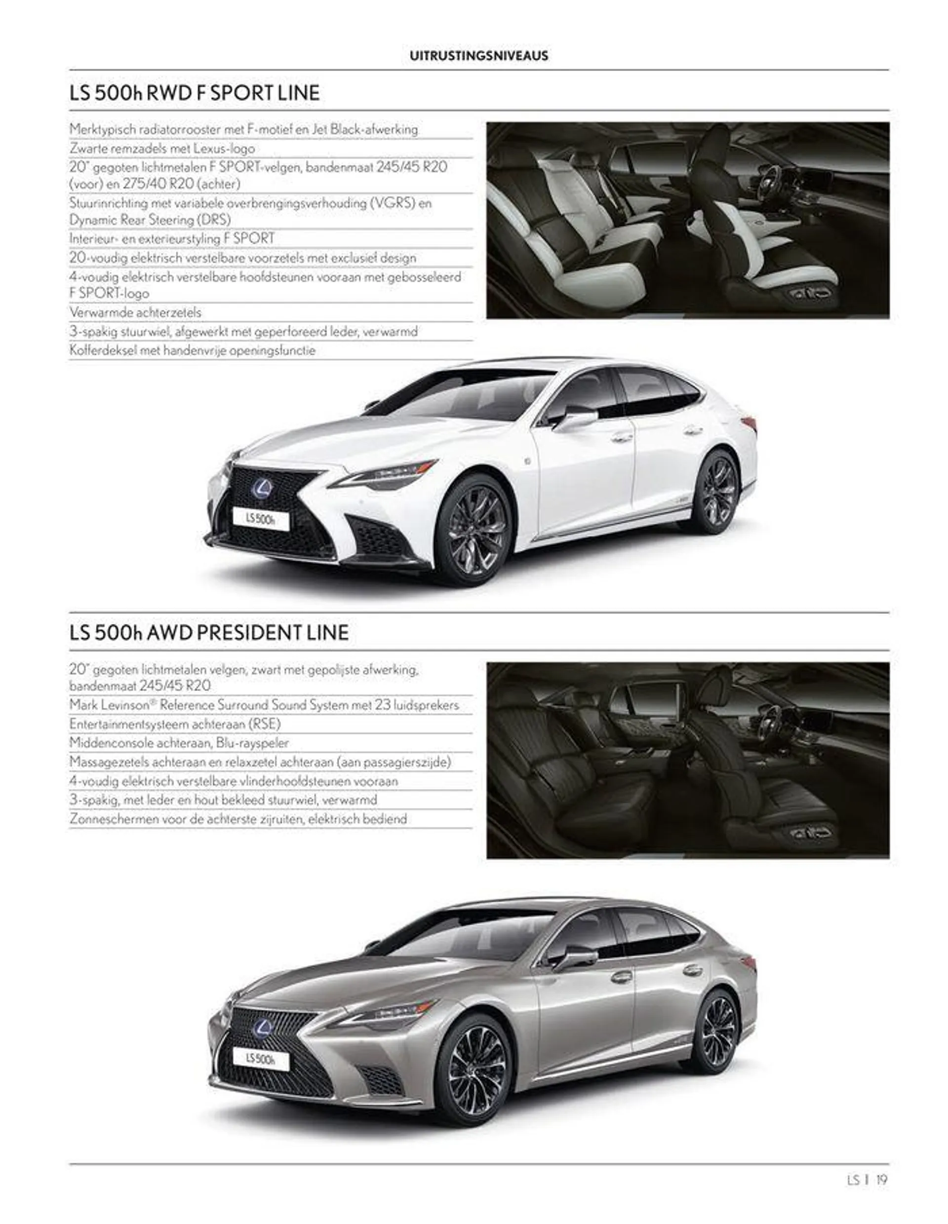 LEXUS LS van 23 november tot 23 november 2024 - folder pagina 19