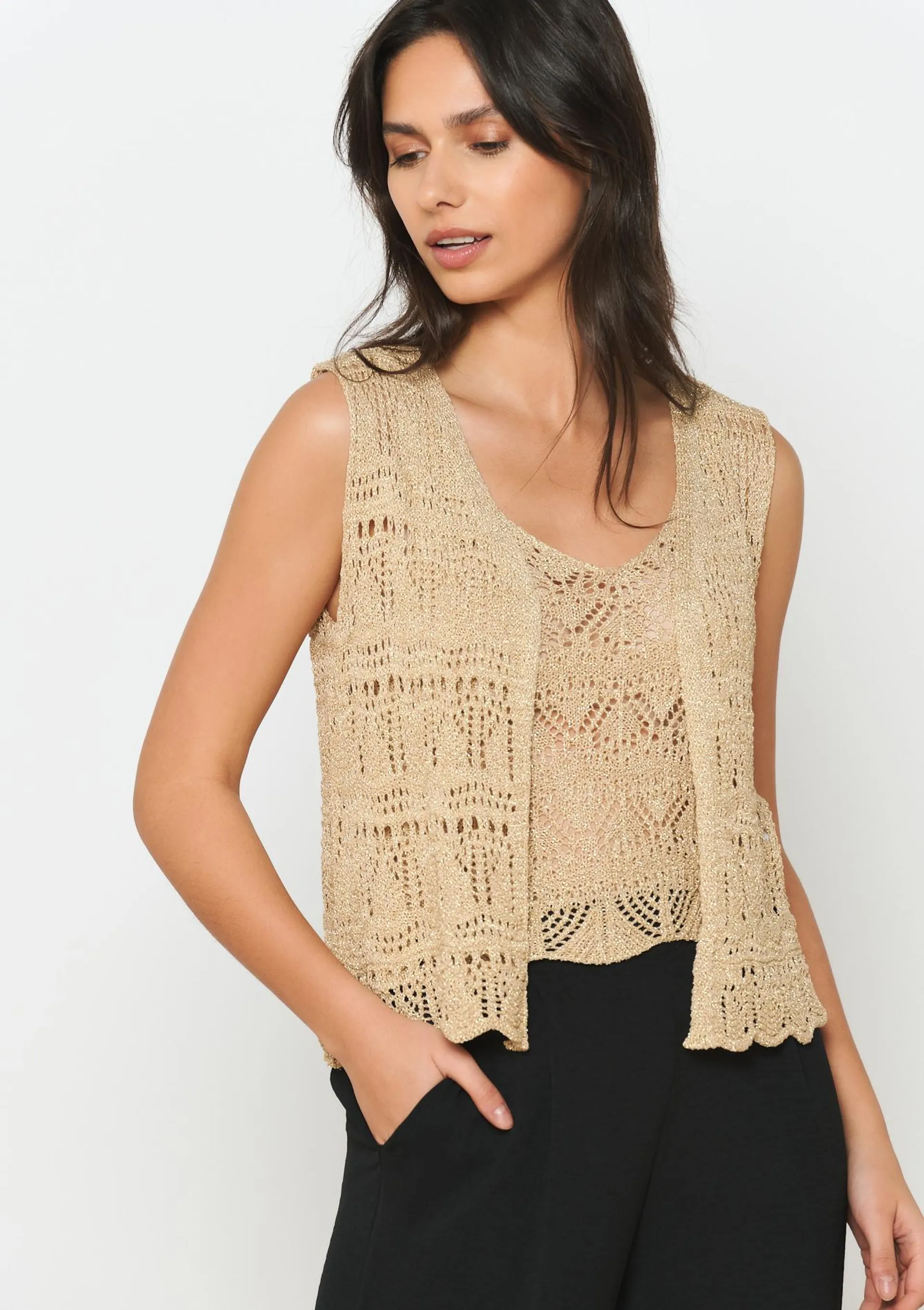 Crochet waistcoat