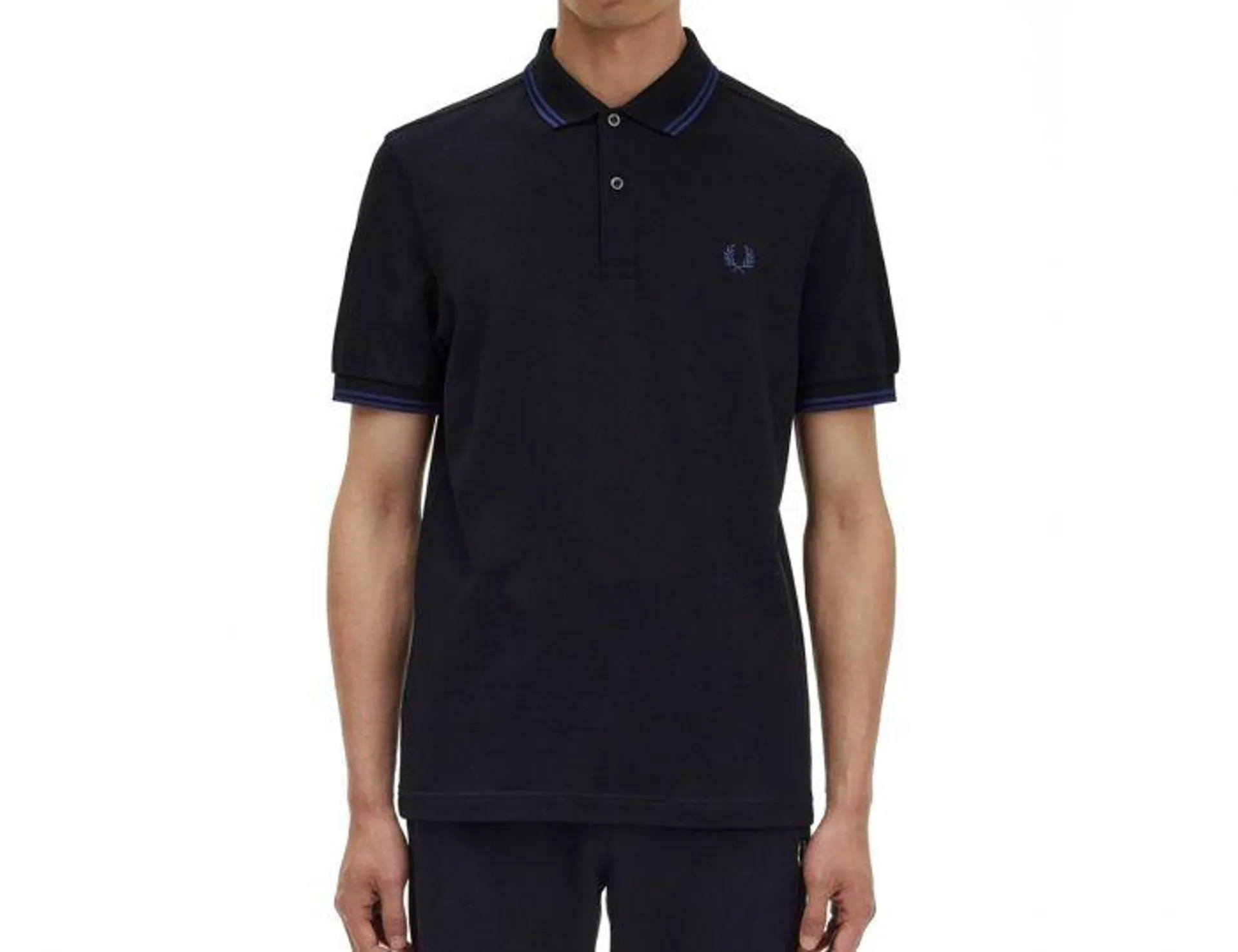 Fred Perry - Twin Tipped Shirt - Zwarte Polo Heren